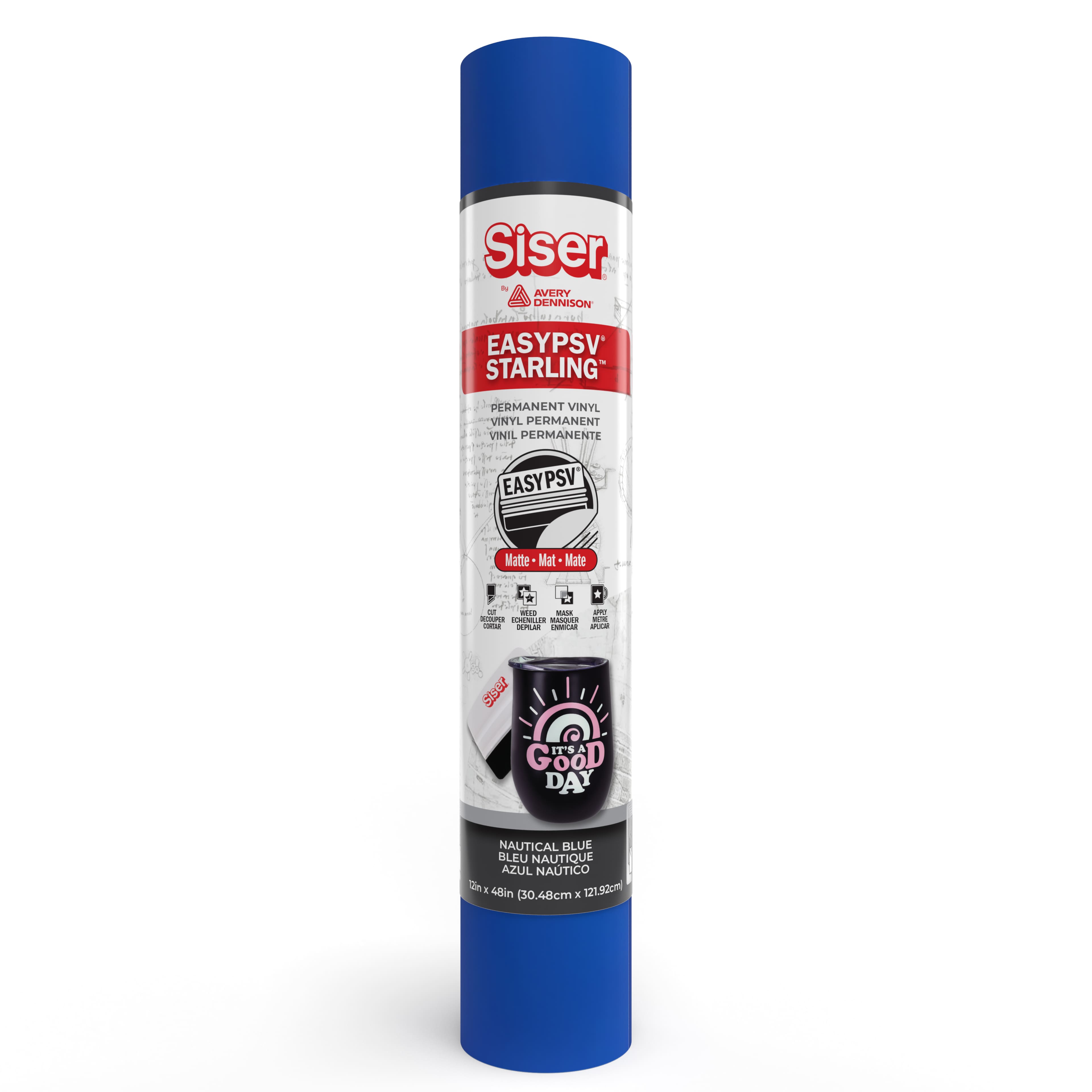 Siser® EasyPSV® Starling™ Matte Permanent Adhesive Vinyl by Avery Dennison