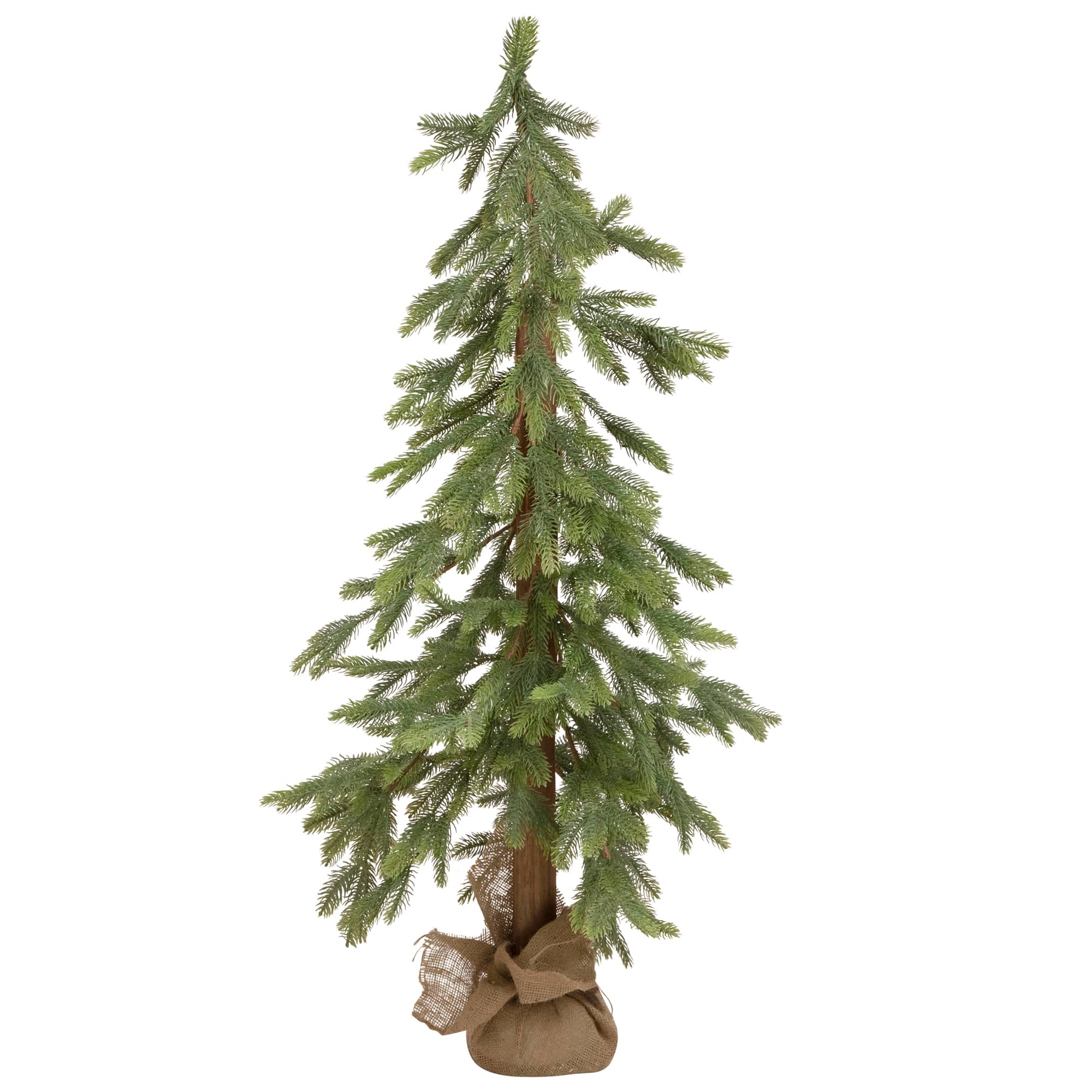 4ft. Unlit Pine Artificial Christmas Tree with Jute Base