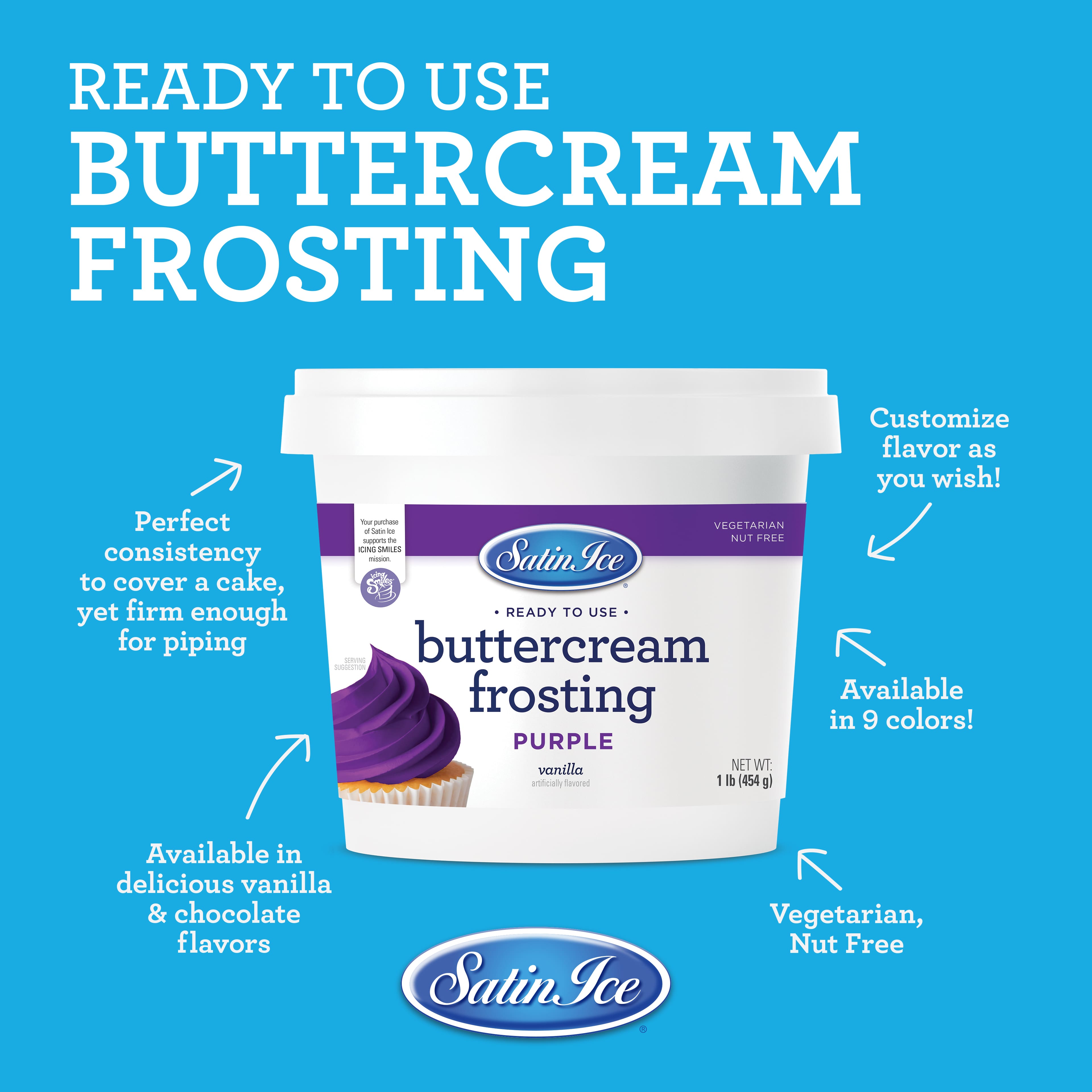 Satin Ice&#xAE; Buttercream Frosting