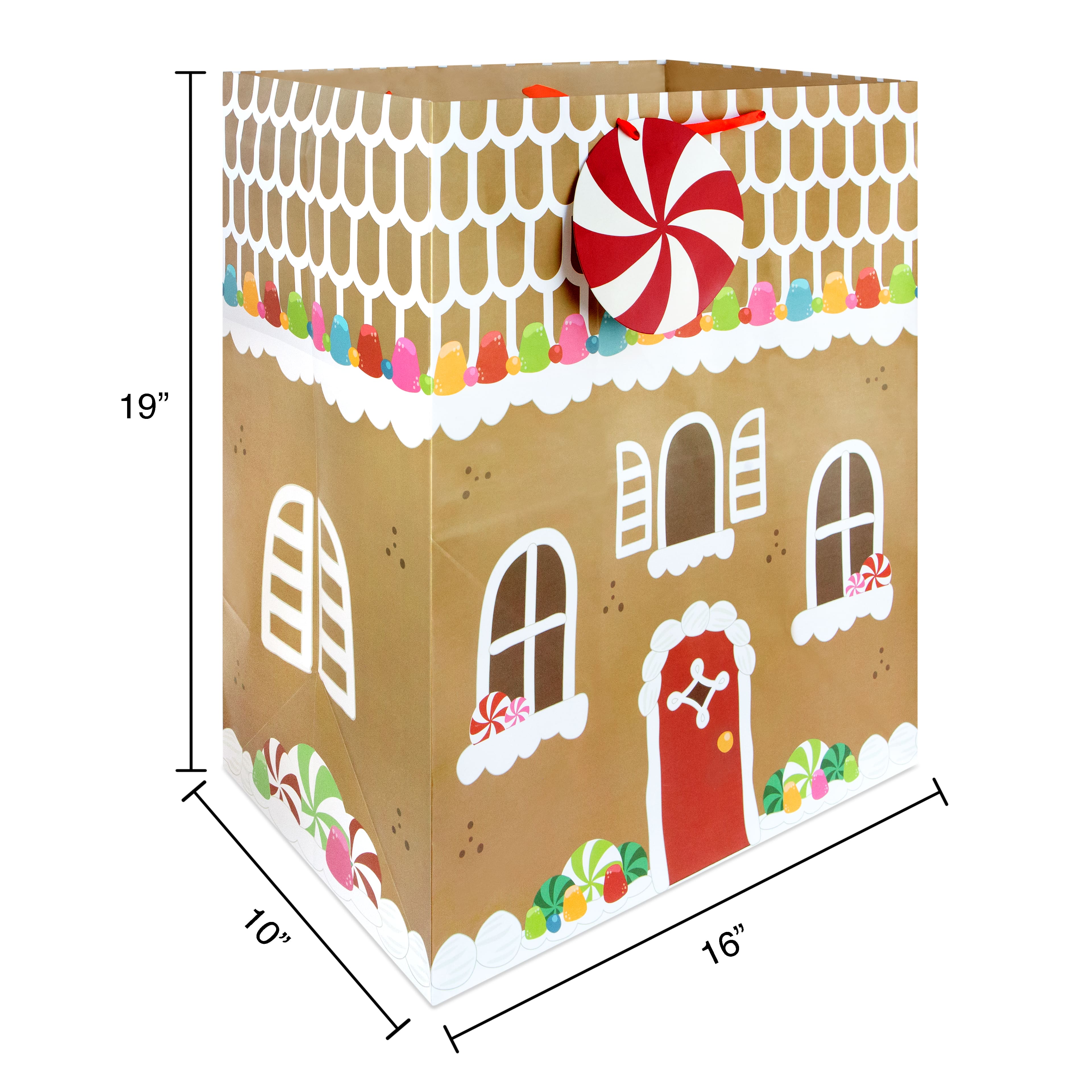 Jumbo Gingerbread House Holiday Baking Cups 40ct - Stesha Party