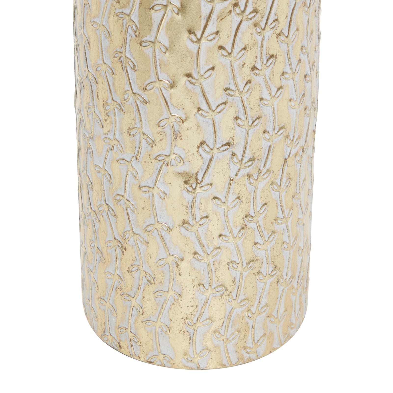 Gold Metal Glam Vase Set
