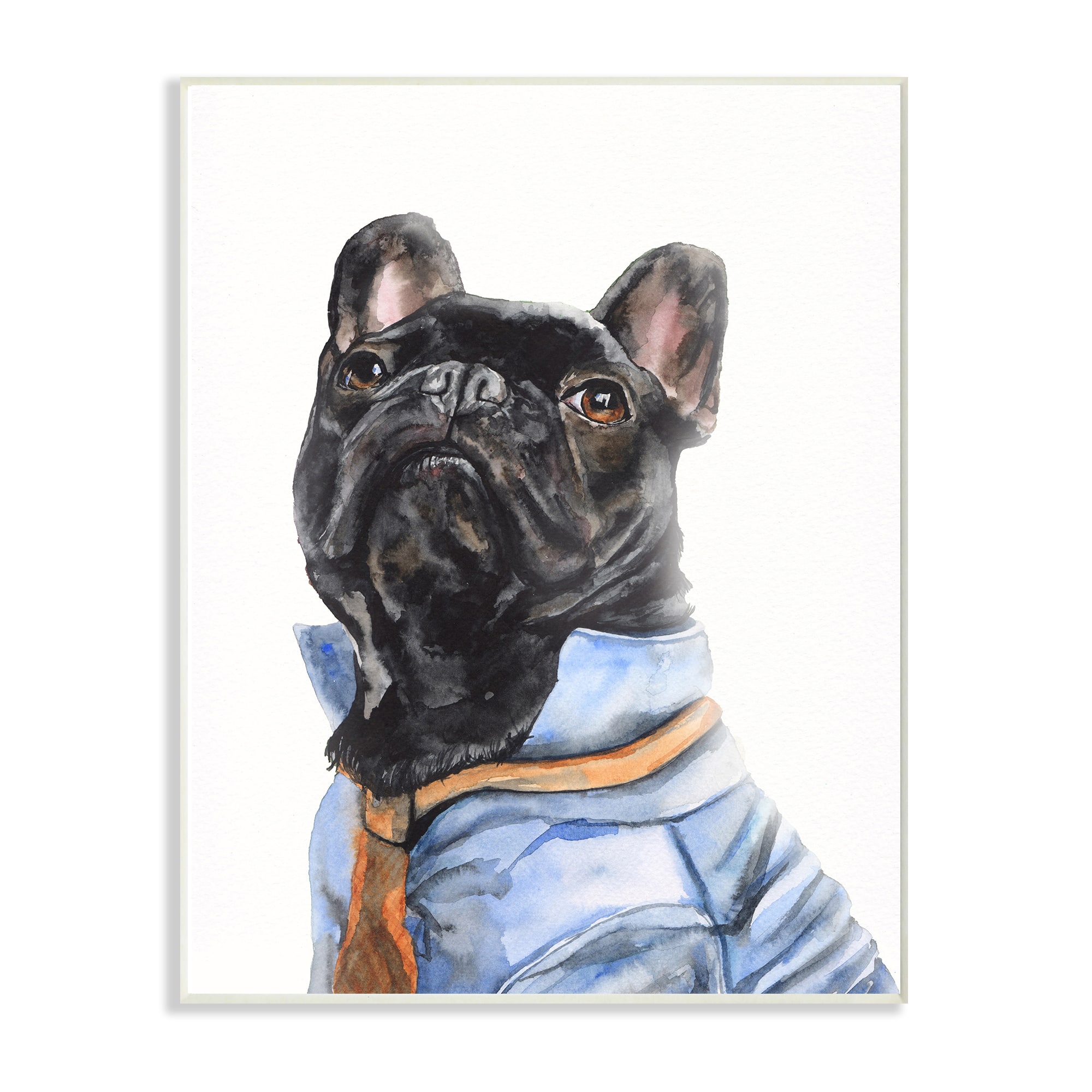 フレブル アート 80×80 Stupell Industries French Bulldog Fashion Dog Pet Animal