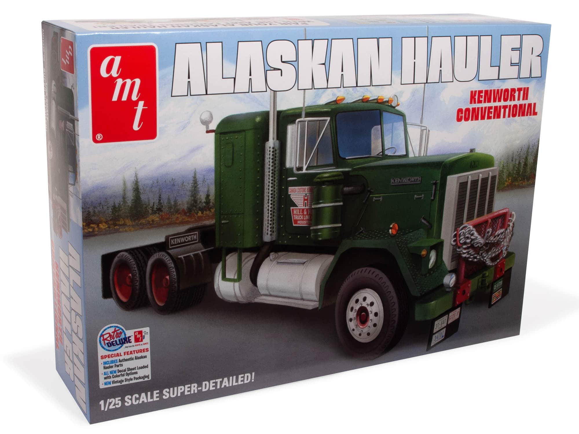 AMT&#xAE; Alaskan Hauler Kenworth Tractor 1:25 Scale Model Kit