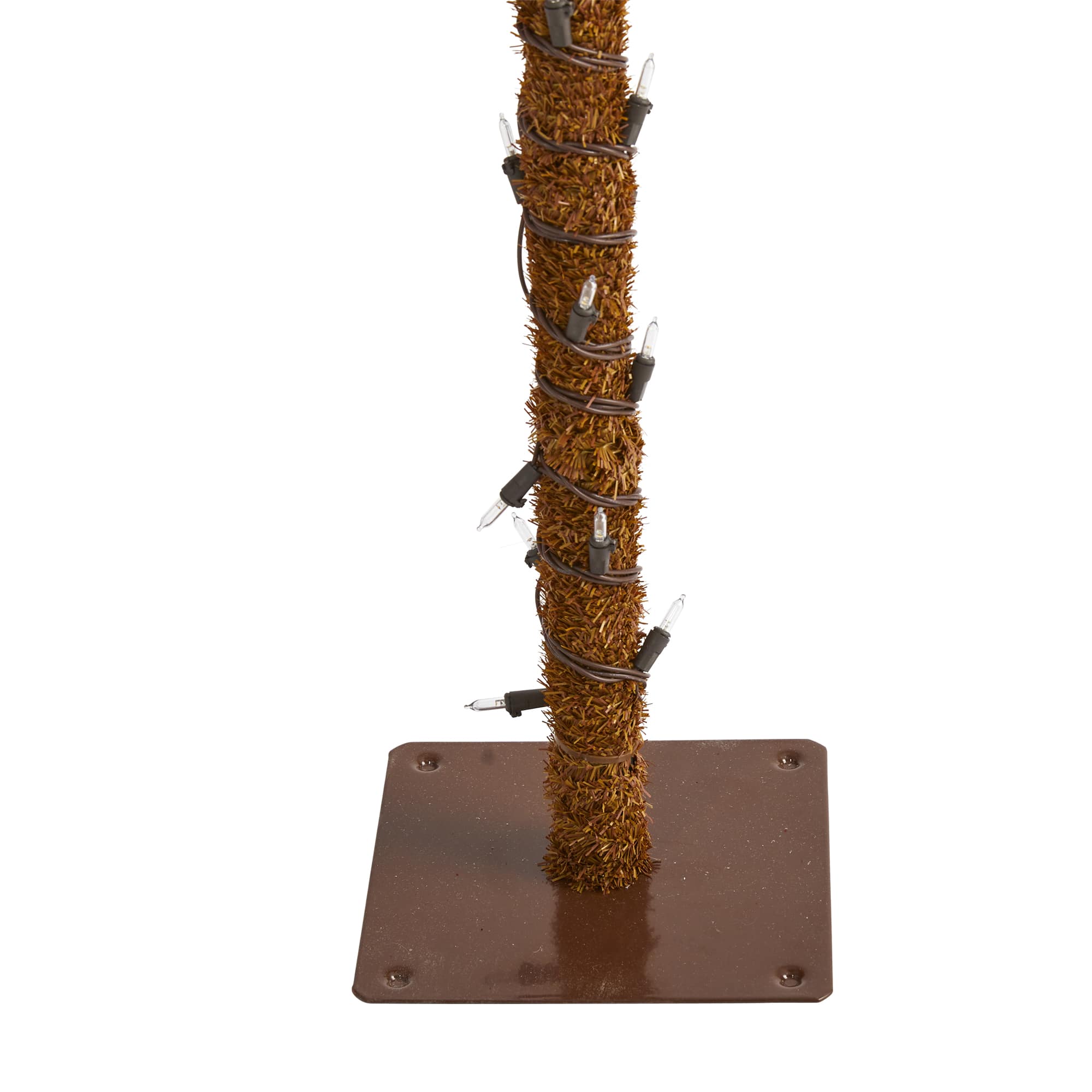 5ft. Pre-Lit Palm Artificial Christmas Tree, Warm White LED Lights