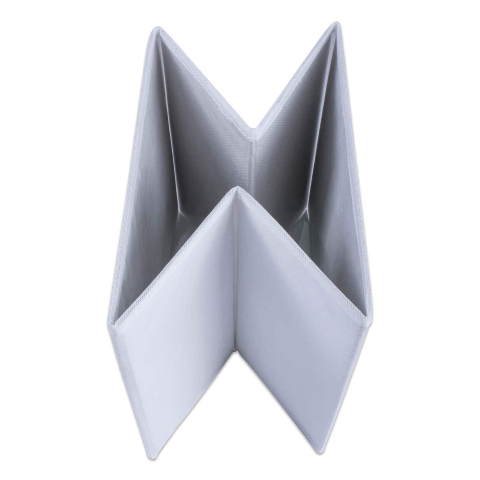 Solid White Nonwoven Square Cube Set