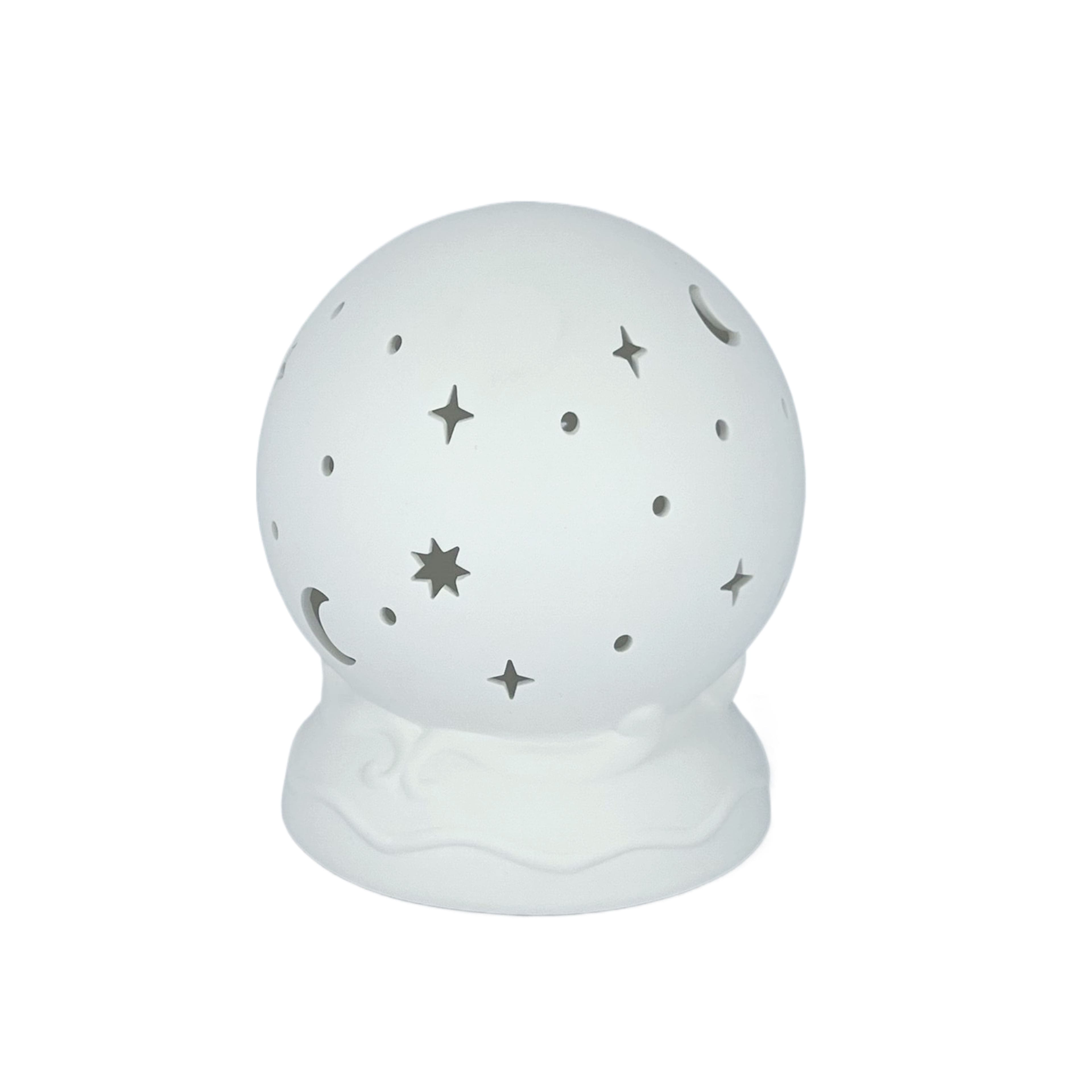 7&#x22; DIY Ceramic LED Crystal Ball D&#xE9;cor by Make Market&#xAE;