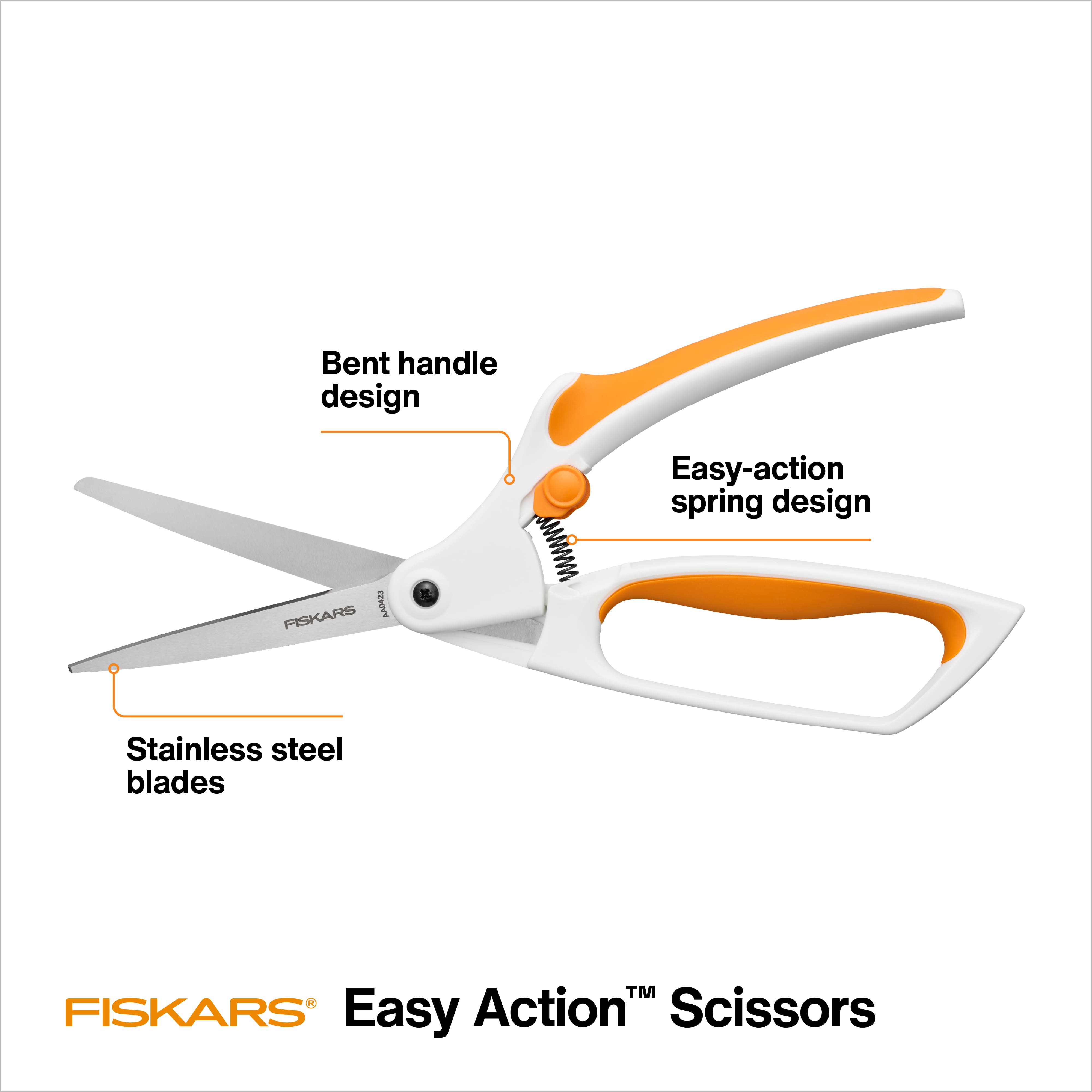 Fiskars® Easy Action™ Shears, 8"