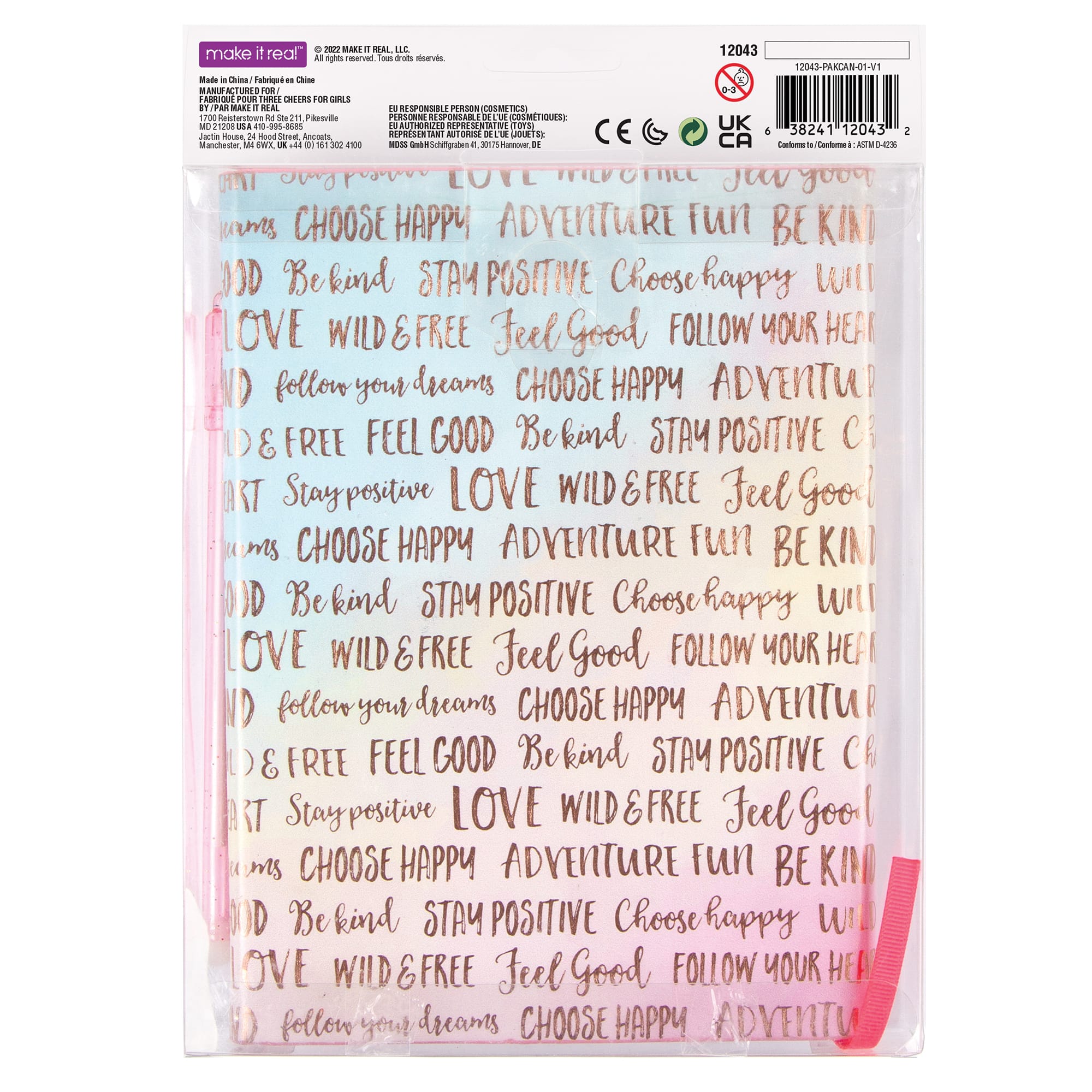 Make It Real 3C4G® Follow Your Heart Journal & Pen Set