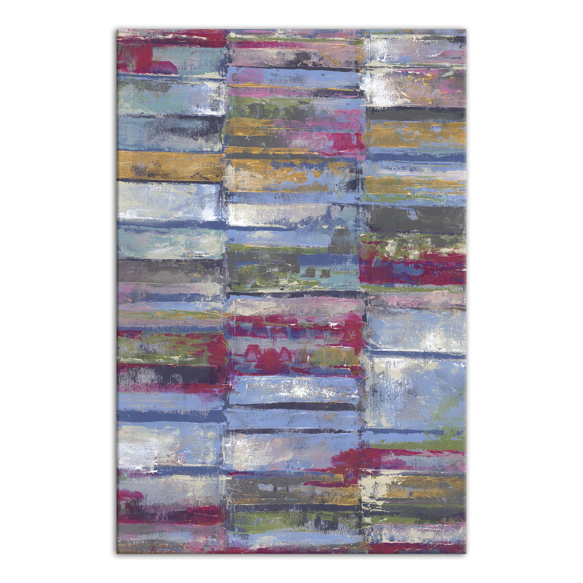 Colorful Squares 24" x 36" Canvas Wall Art