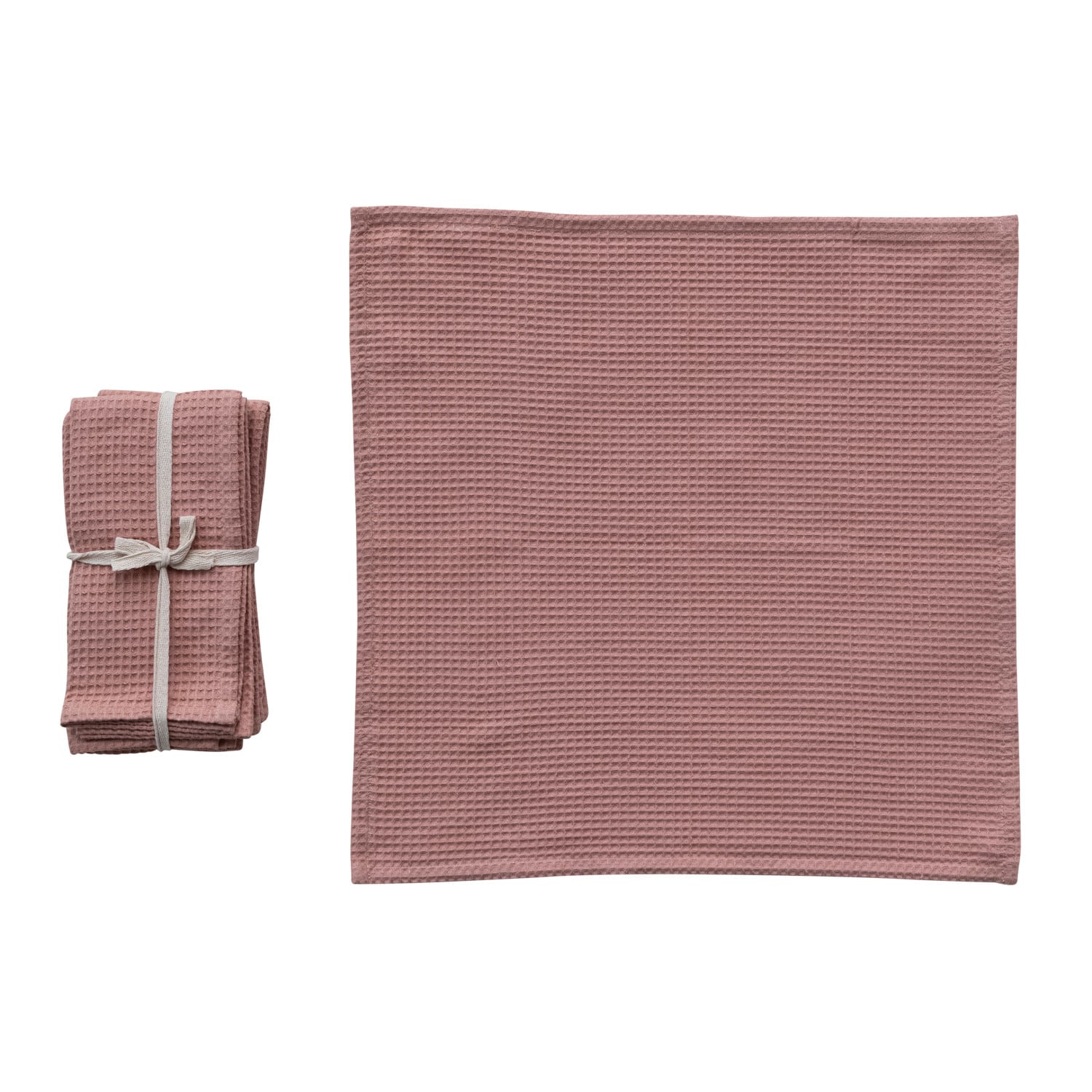 Hello Honey® Woven Linen & Cotton Waffle Dinner Napkins, 4ct.