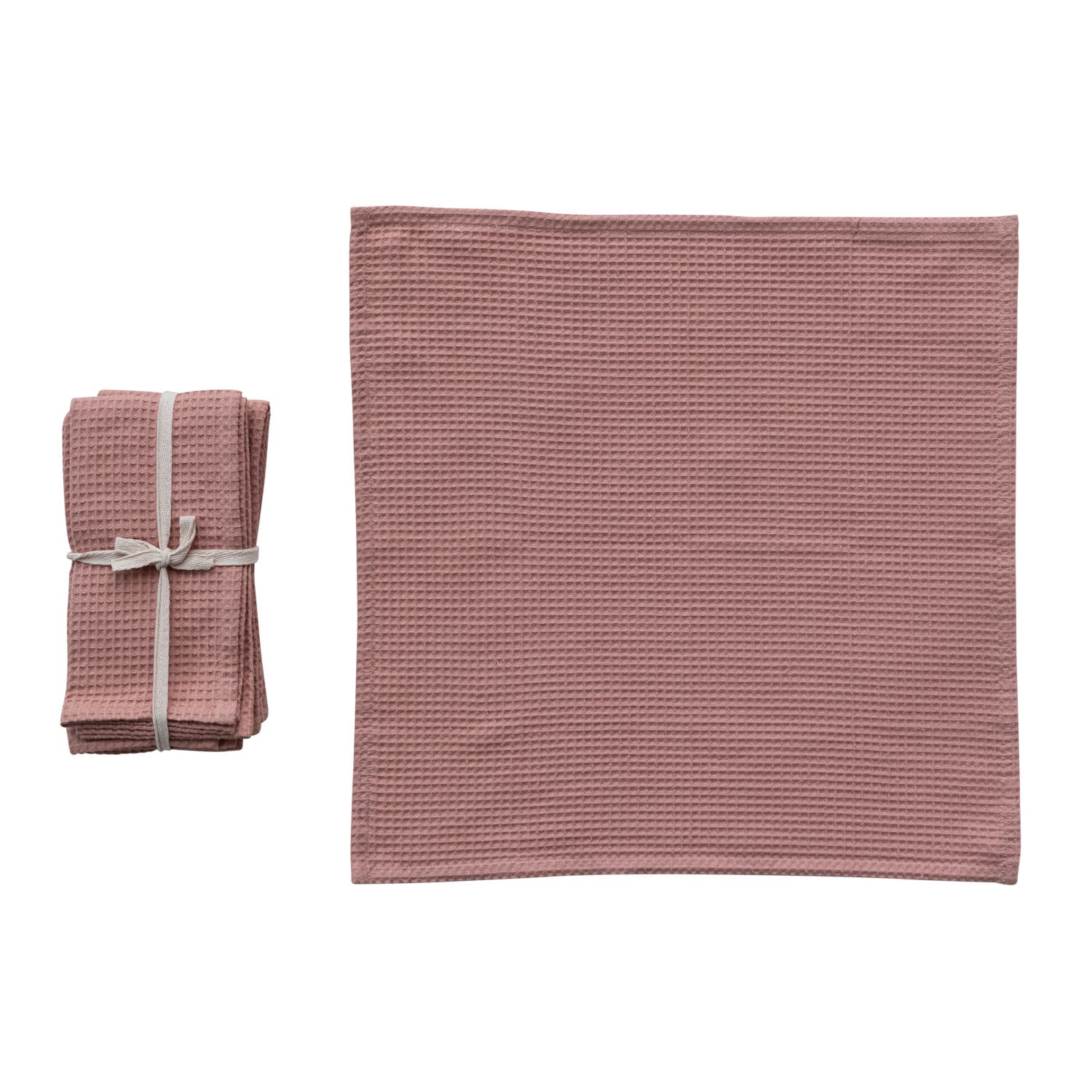 Woven Linen &#x26; Cotton Waffle Dinner Napkins, 4ct.