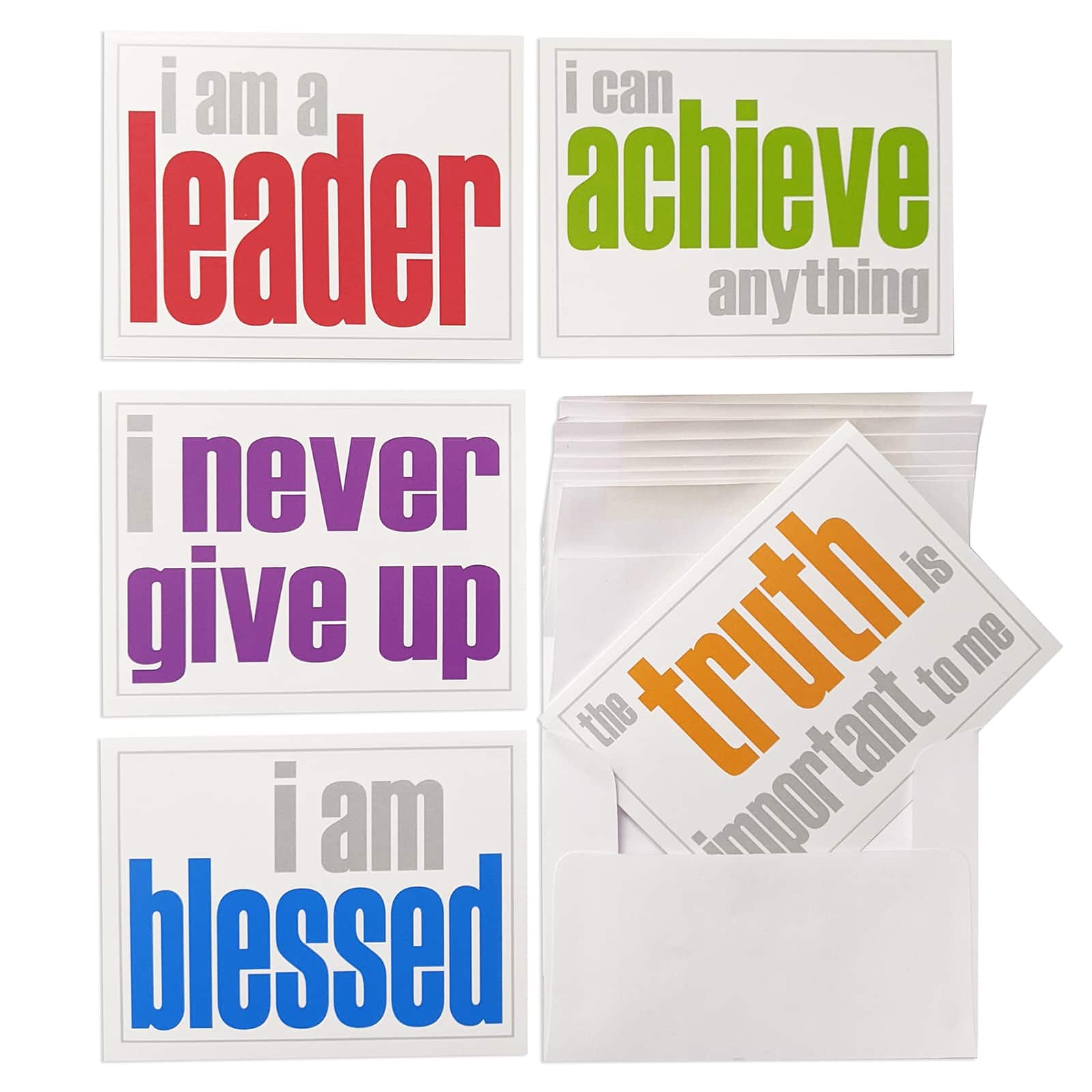 Inspired Minds Encouragement Booster Set, Note Cards and Envelopes, 2 Each of 5 Titles
