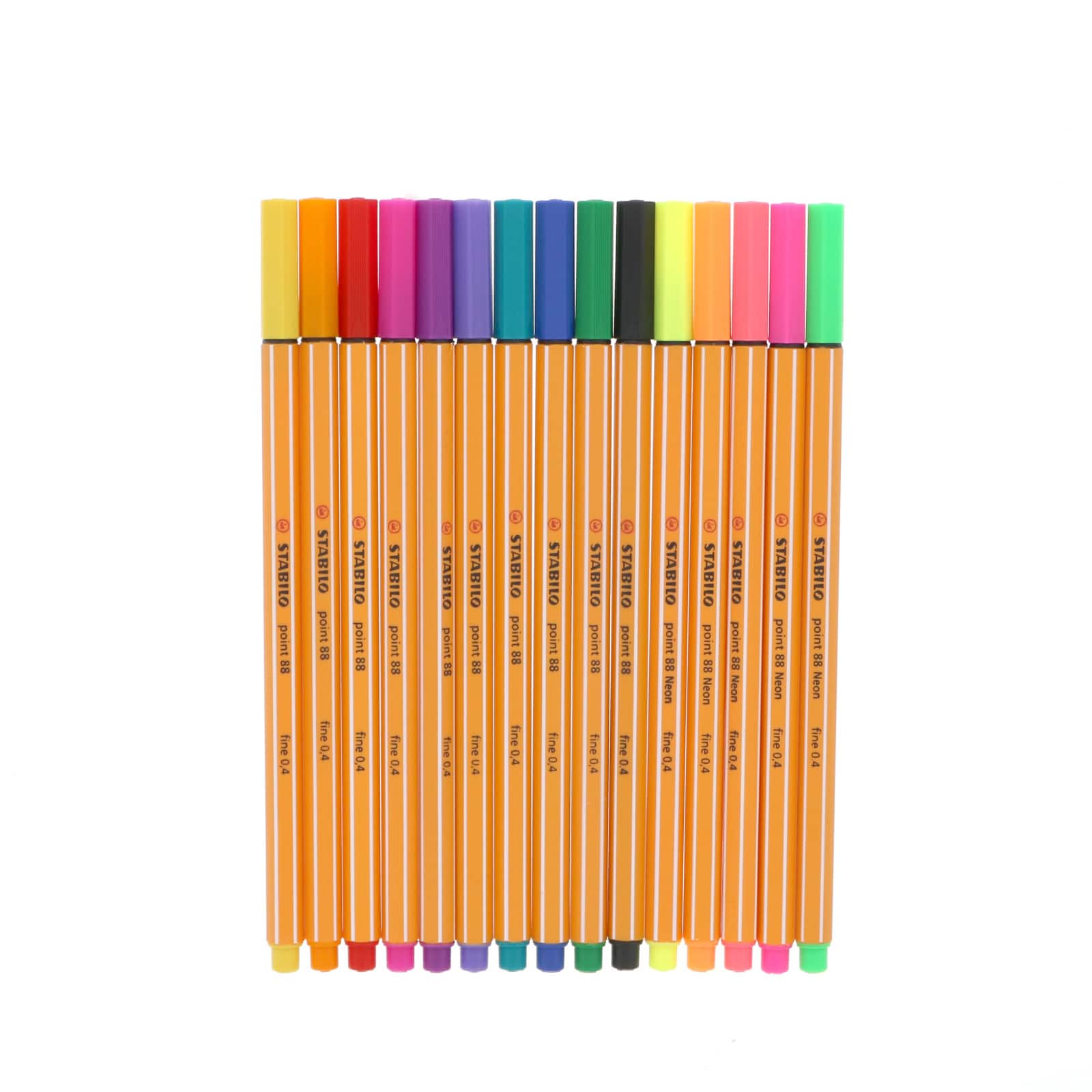 STABILO Point 88 Fineliner Pens- Wallet of 10 Colors — Two Hands Paperie