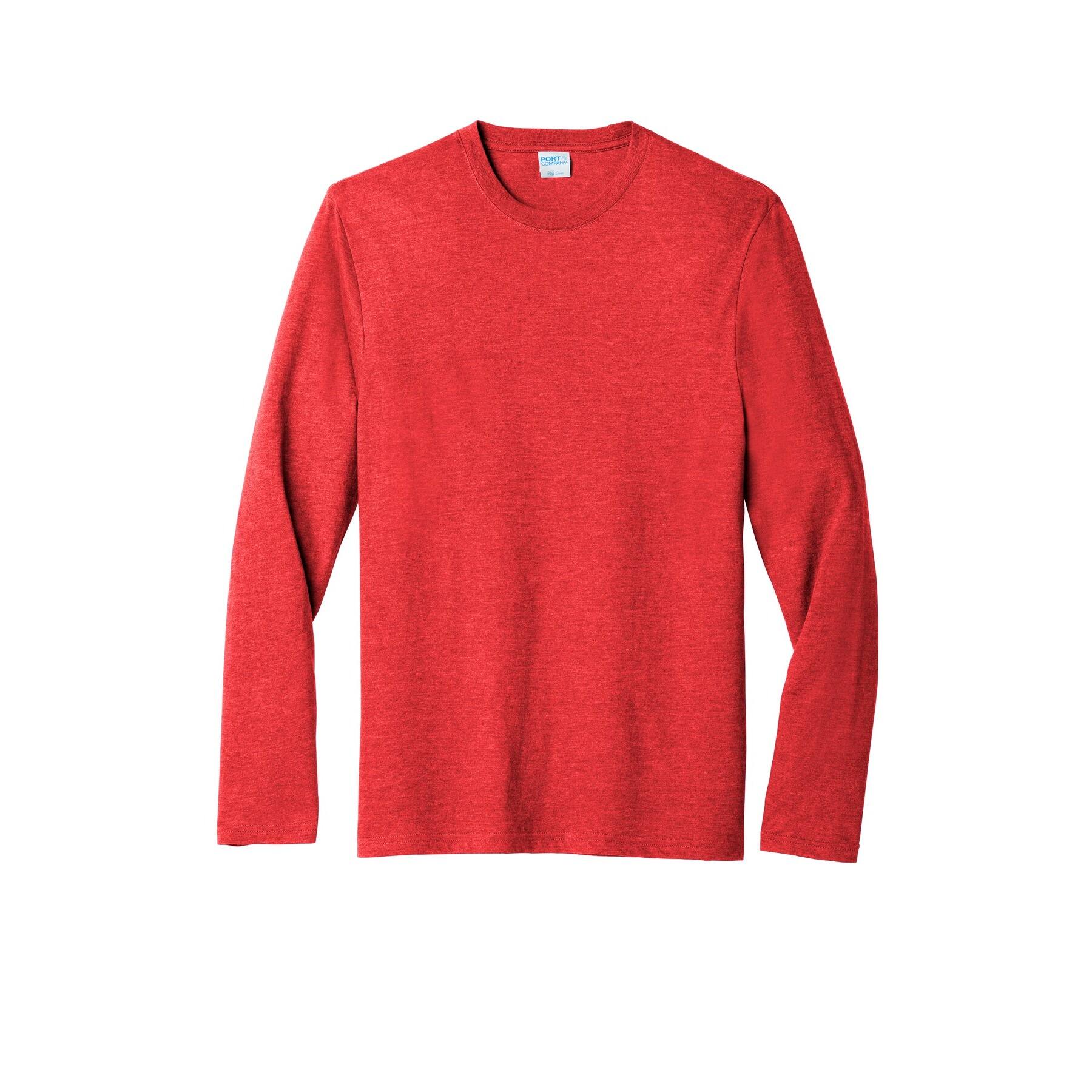 Port & Company® Fan Favorite™ Long Sleeve Blend T-Shirt