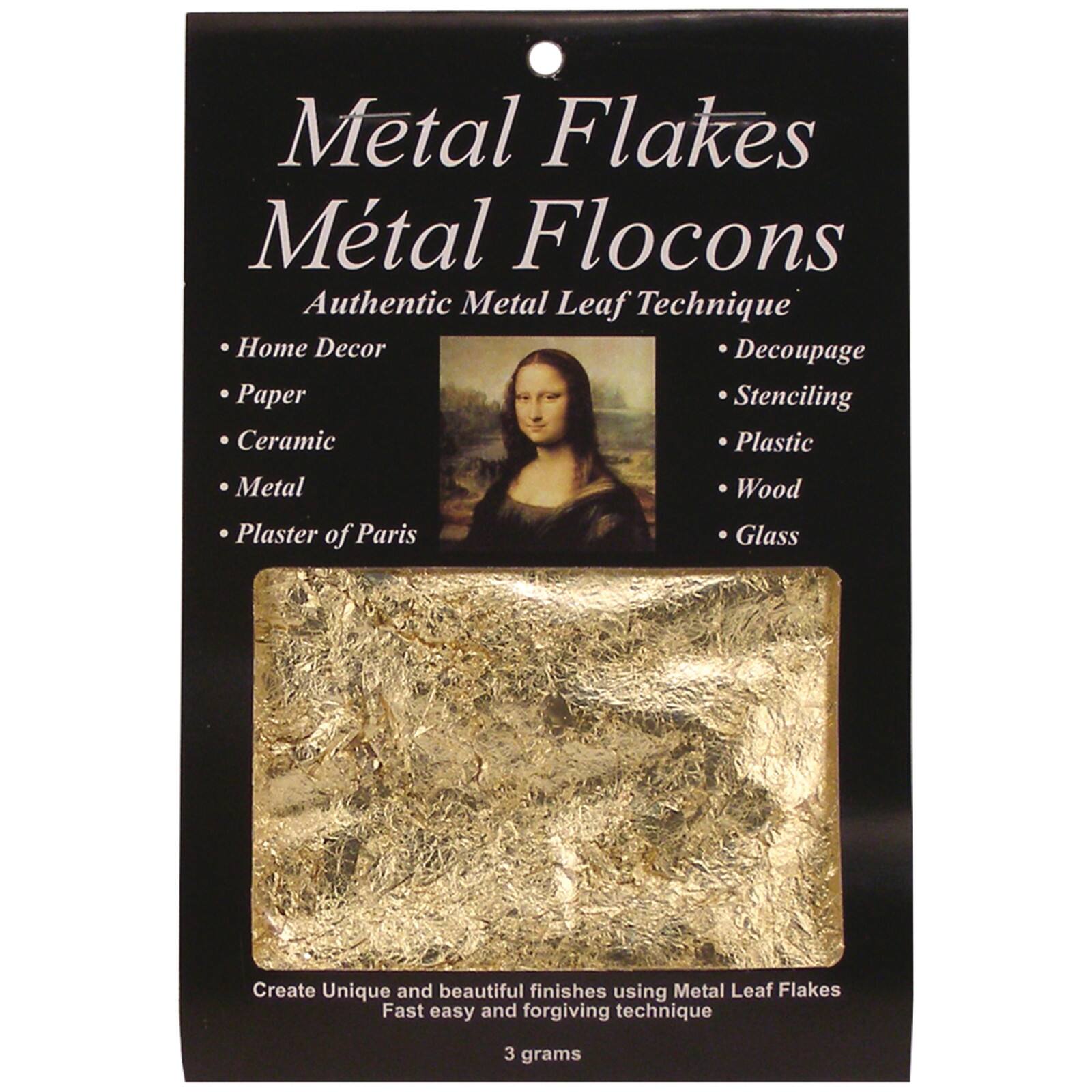 Mona Lisa™ Gold Metal Leaf Flakes
