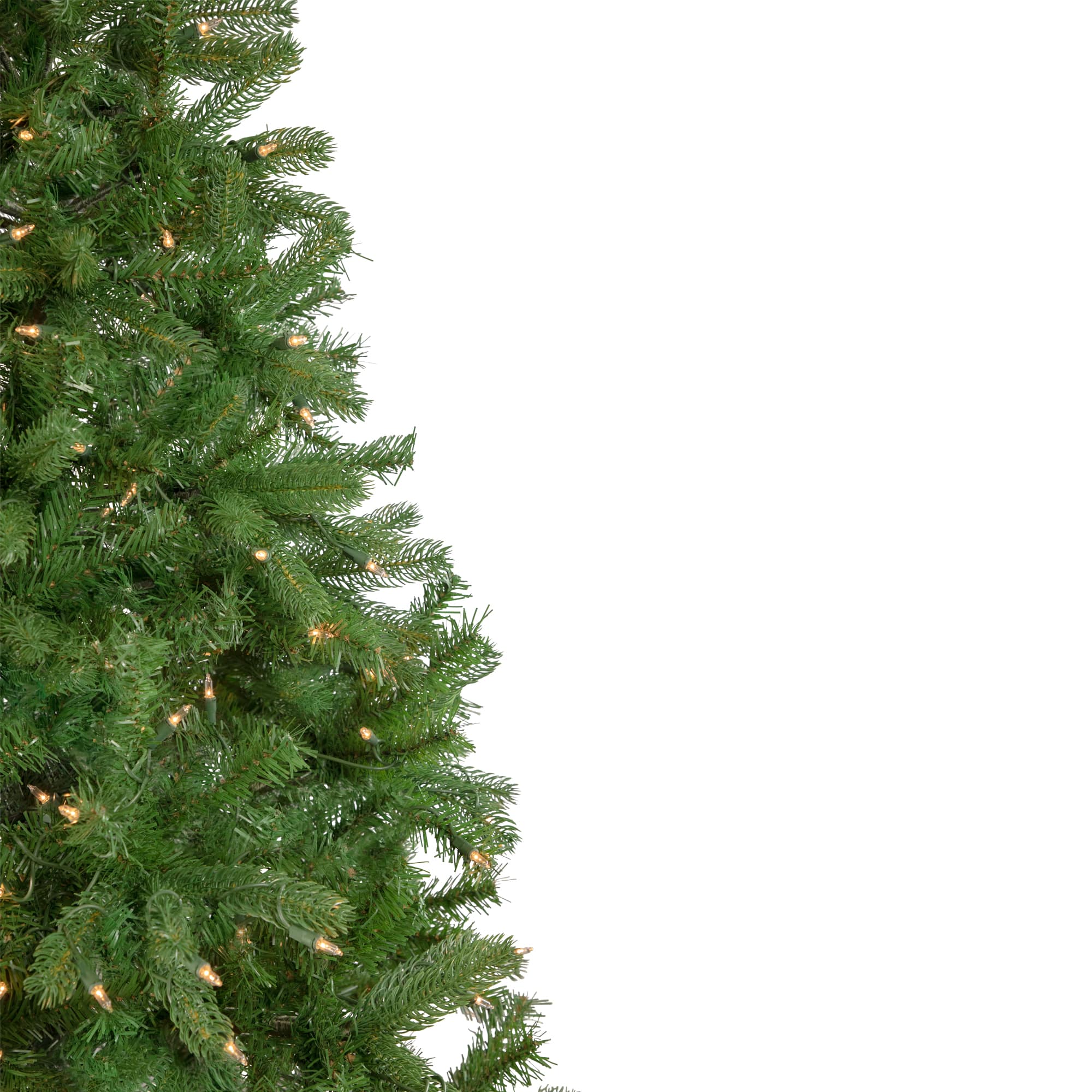 6.5ft. Pre-Lit Full Sierra Noble Fir Artificial Christmas Tree, Clear Lights