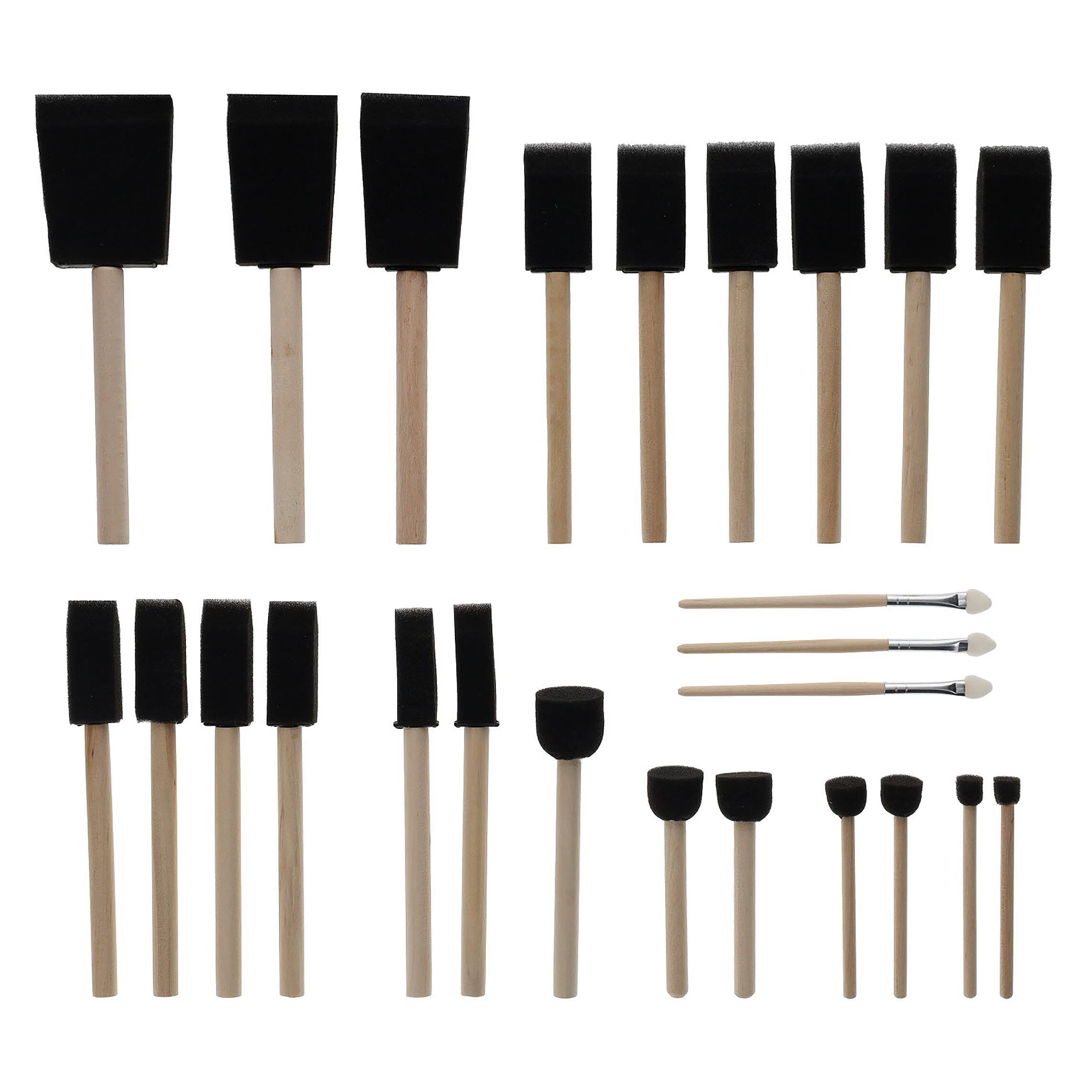 Art Advantage&#xAE; Assorted Foam Brushes, 25ct.