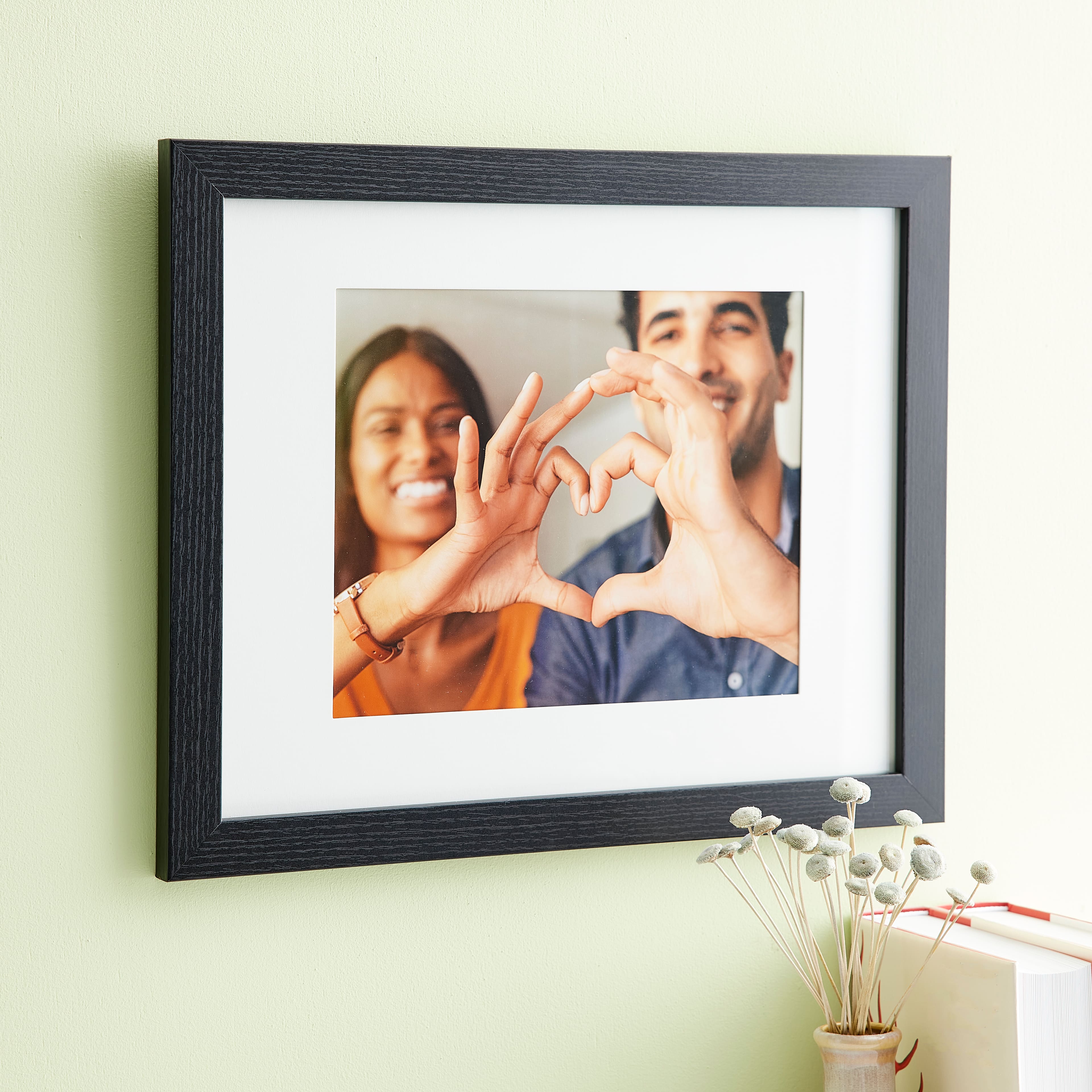 Black Belmont Frame with Mat by Studio Décor®