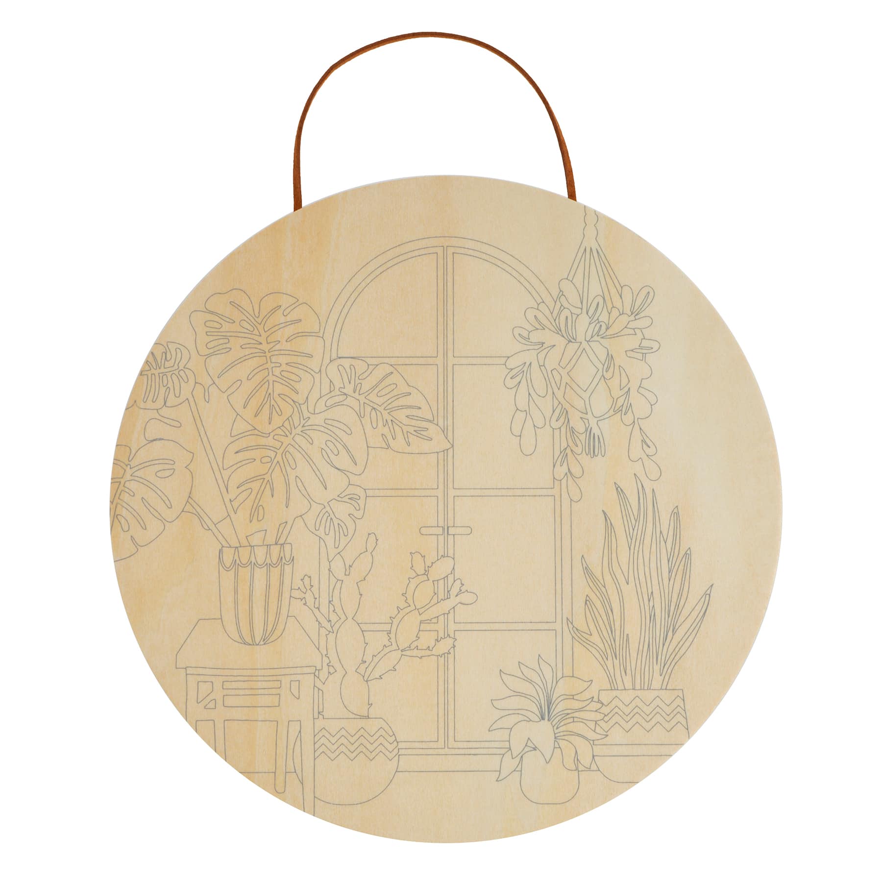 Plants Paint-by-Number Plywood Surface Kit by Artist&#x27;s Loft&#xAE;
