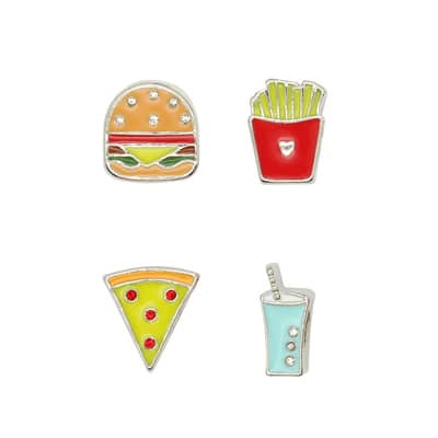 Fast Food Slide-On Charm Set by Bead Landing™ image