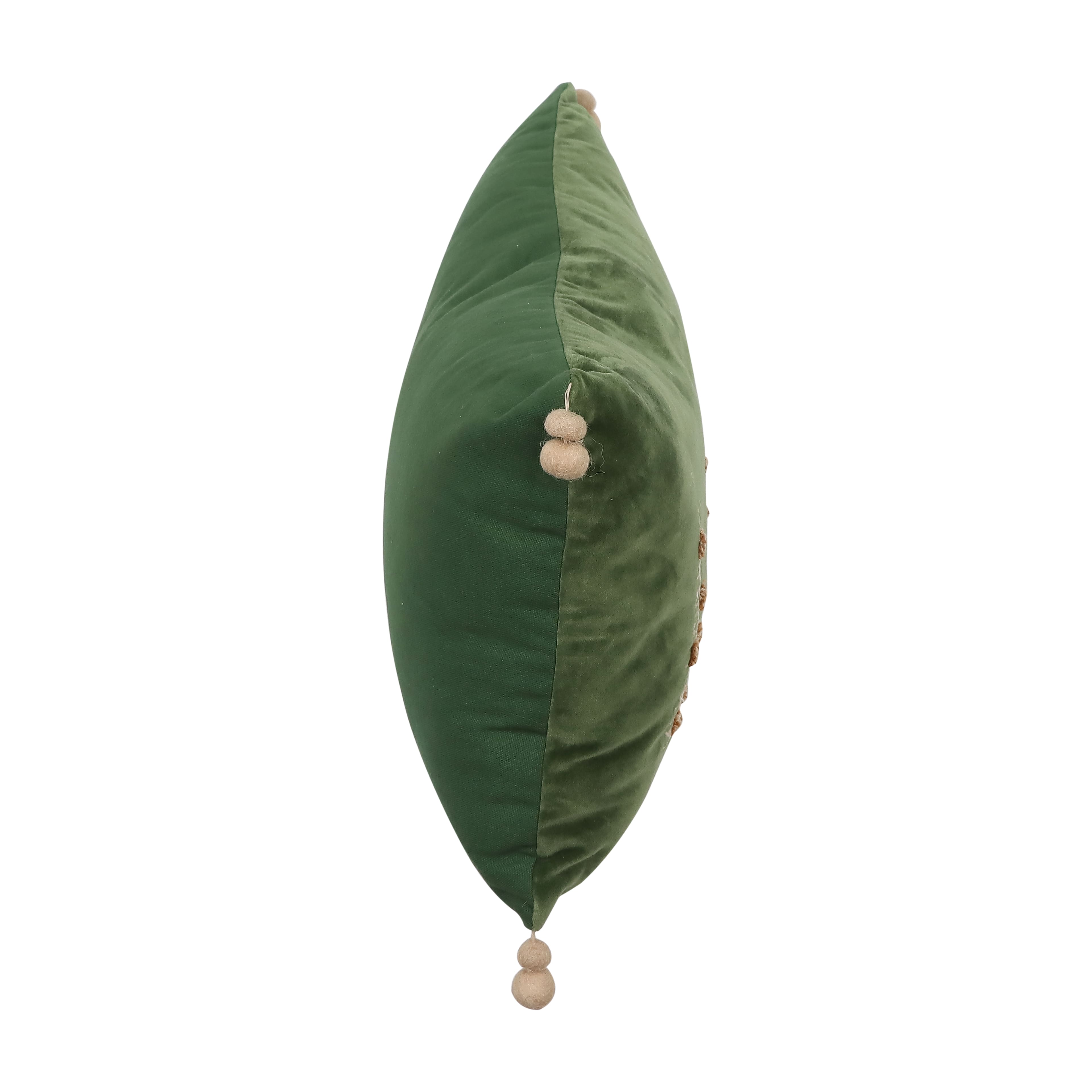 20&#x22; x 12&#x22; Green Embroidered Trees Lumbar Throw Pillow by Ashland&#xAE;