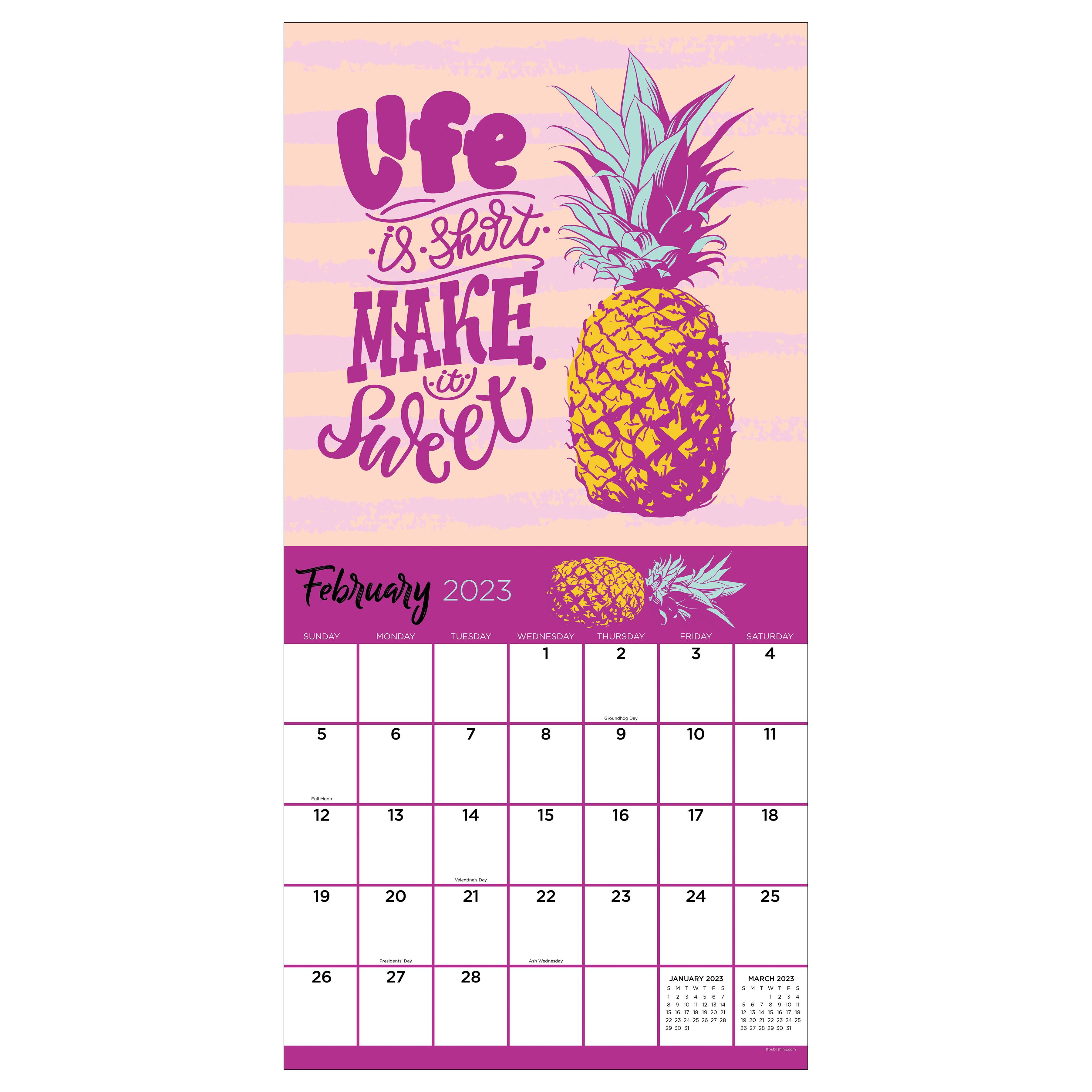 TF Publishing 2023 Pineapple Art Wall Calendar | Michaels