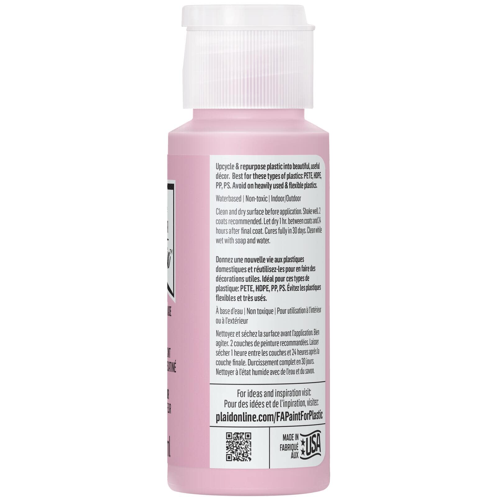 FolkArt &#xAE; Paint For Plastic&#x2122; Satin Acrylic Paint