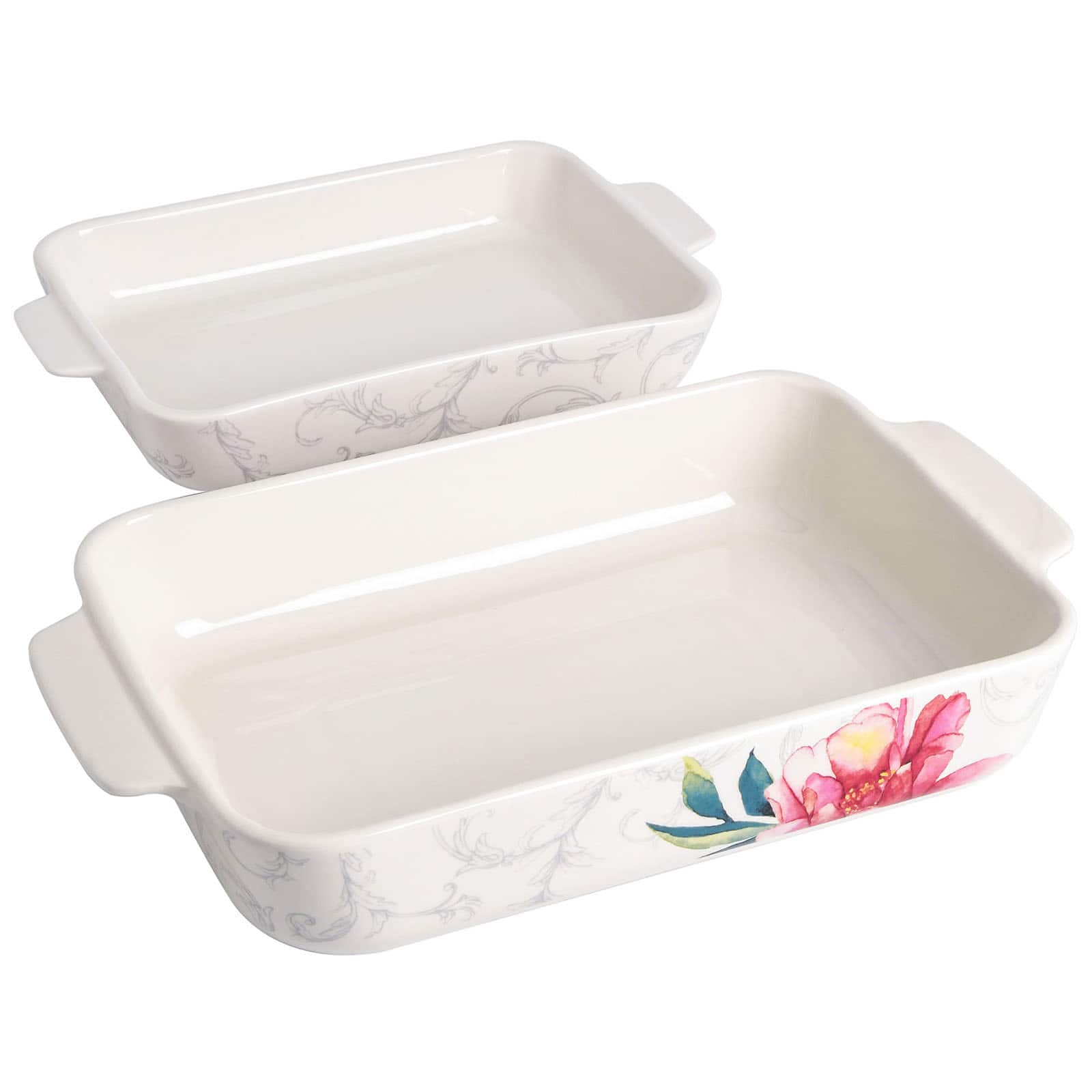 Martha Stewart 2-Piece Ceramic Baker Set