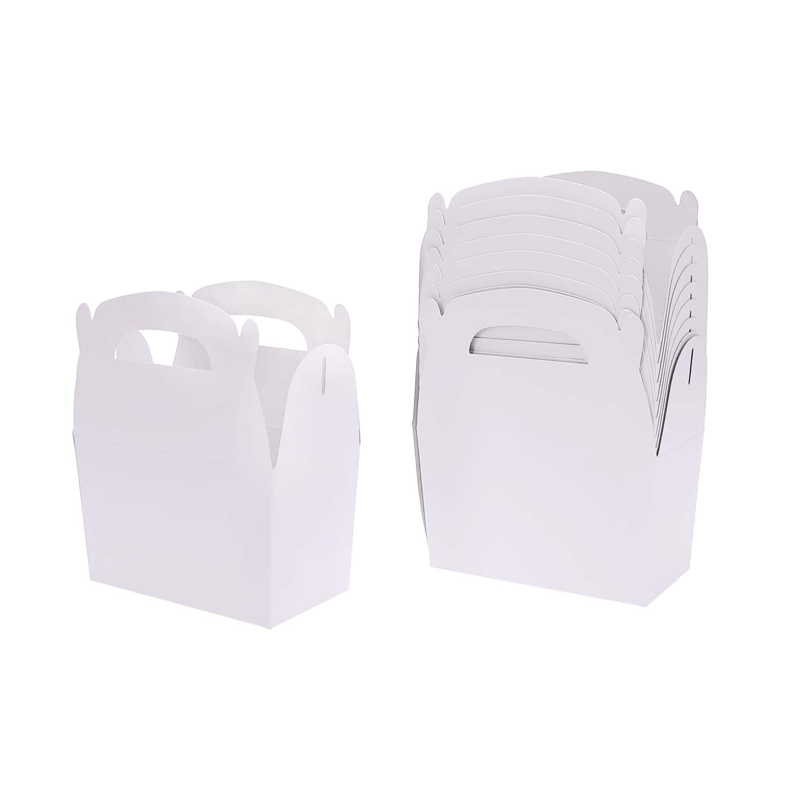 12 Packs: 10 ct. (120 total) White Gable Boxes by Celebrate It™