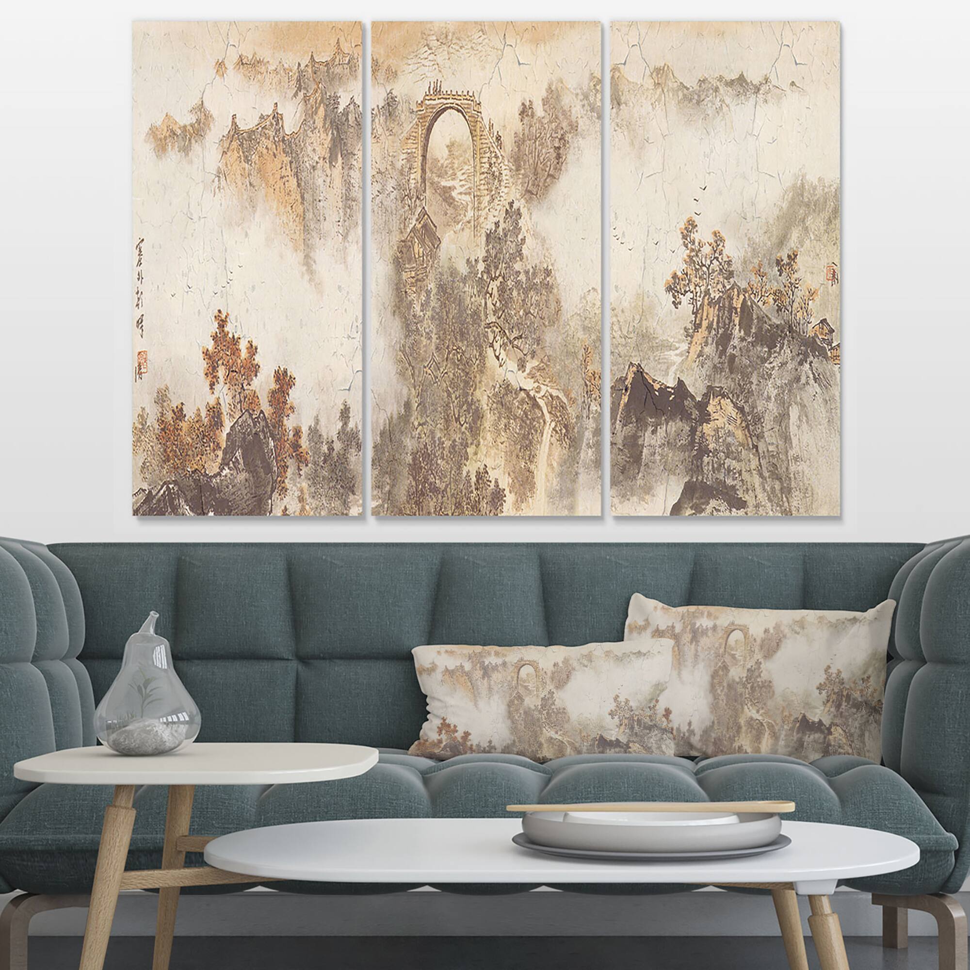 Designart - Nature in Vintage Style - Landscape Photography Canvas Print