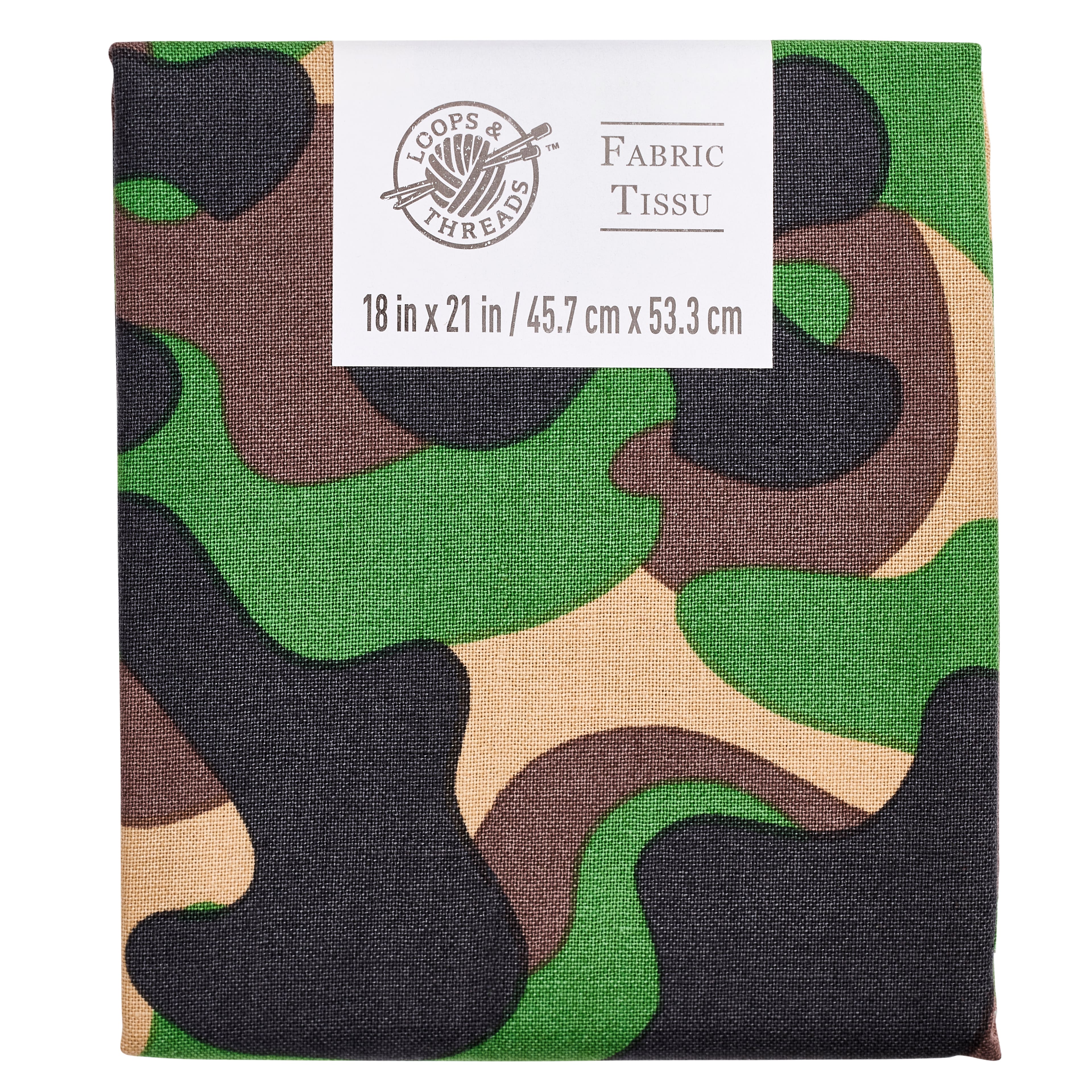 Camouflage Cotton Fabric by Loops &#x26; Threads&#xAE;