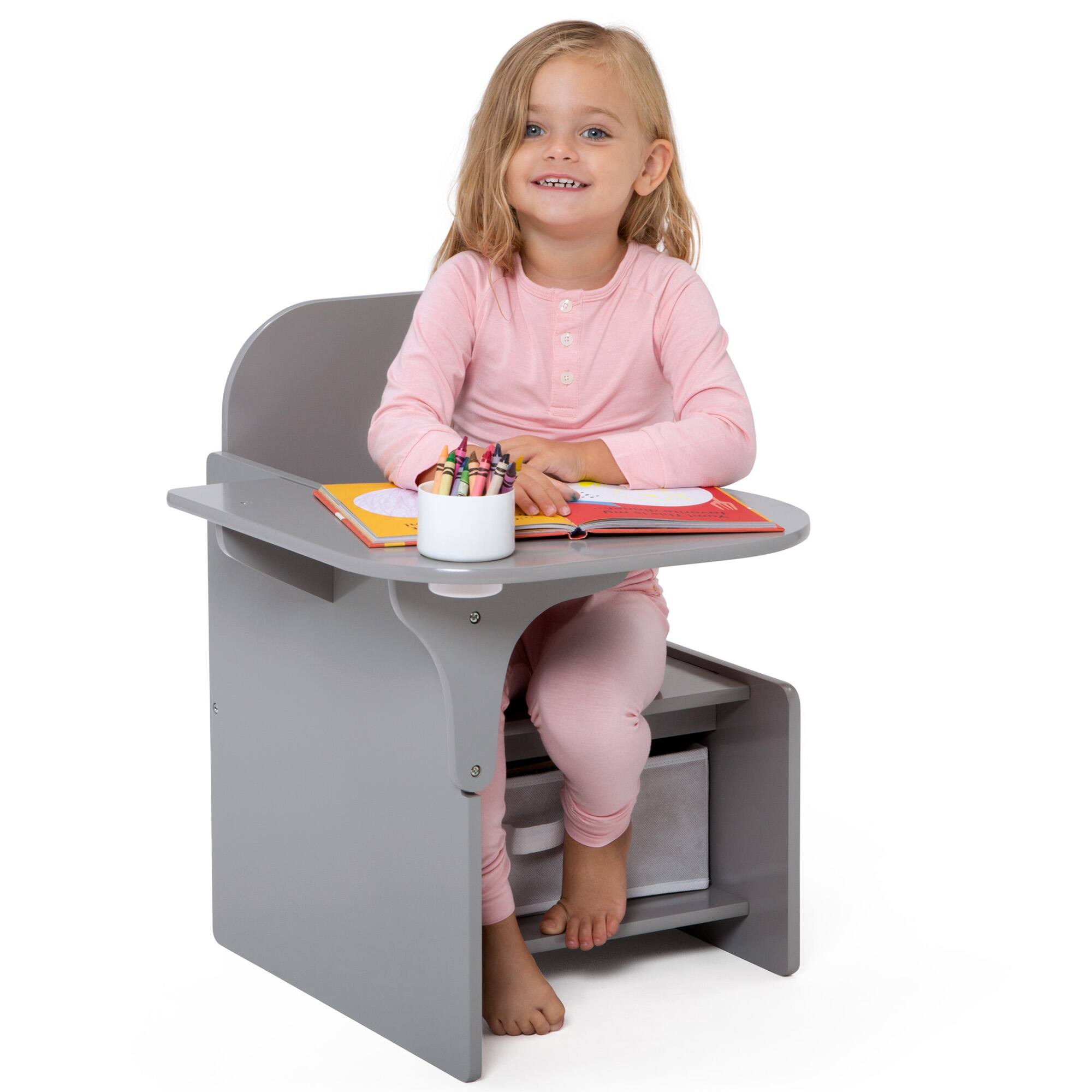 Delta Children MySize Chair Desk with Storage Bin
