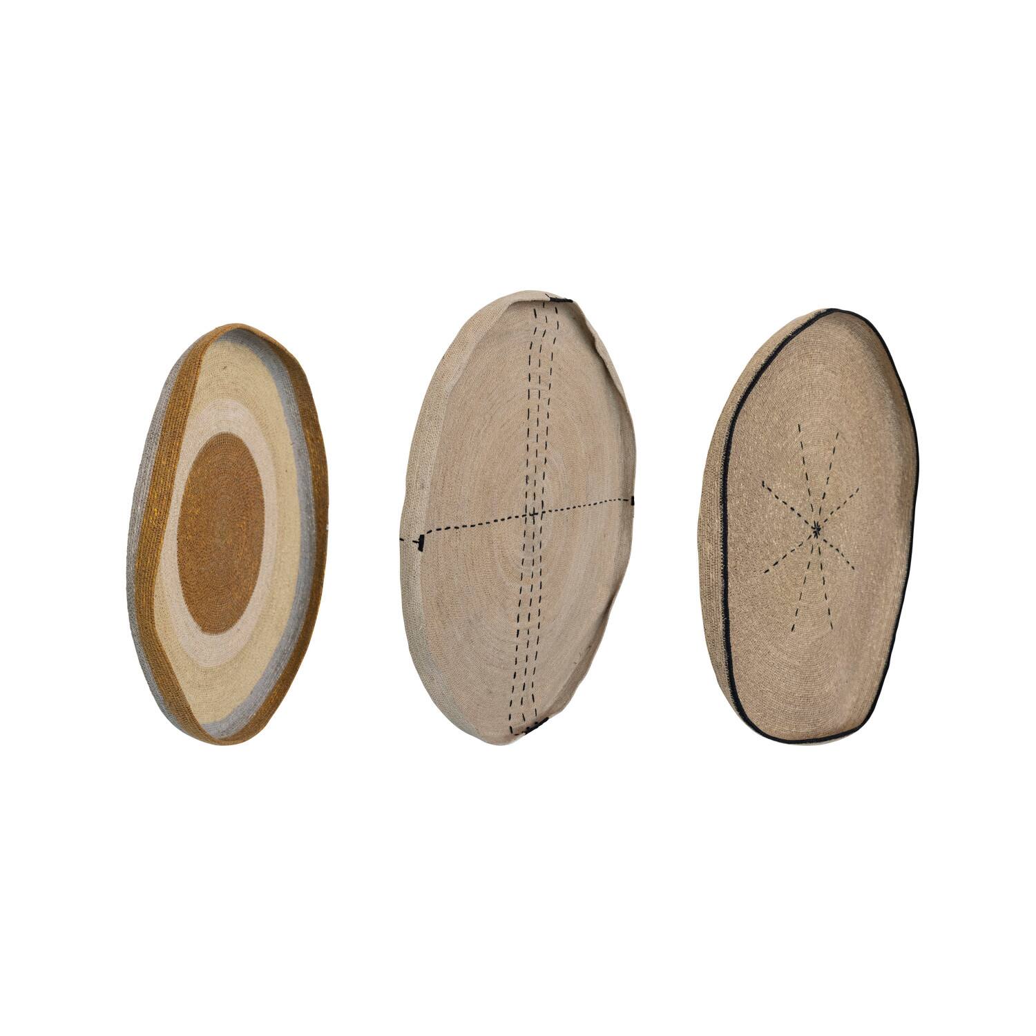 Hello Honey® Round Woven Seagrass Wall Basket Set