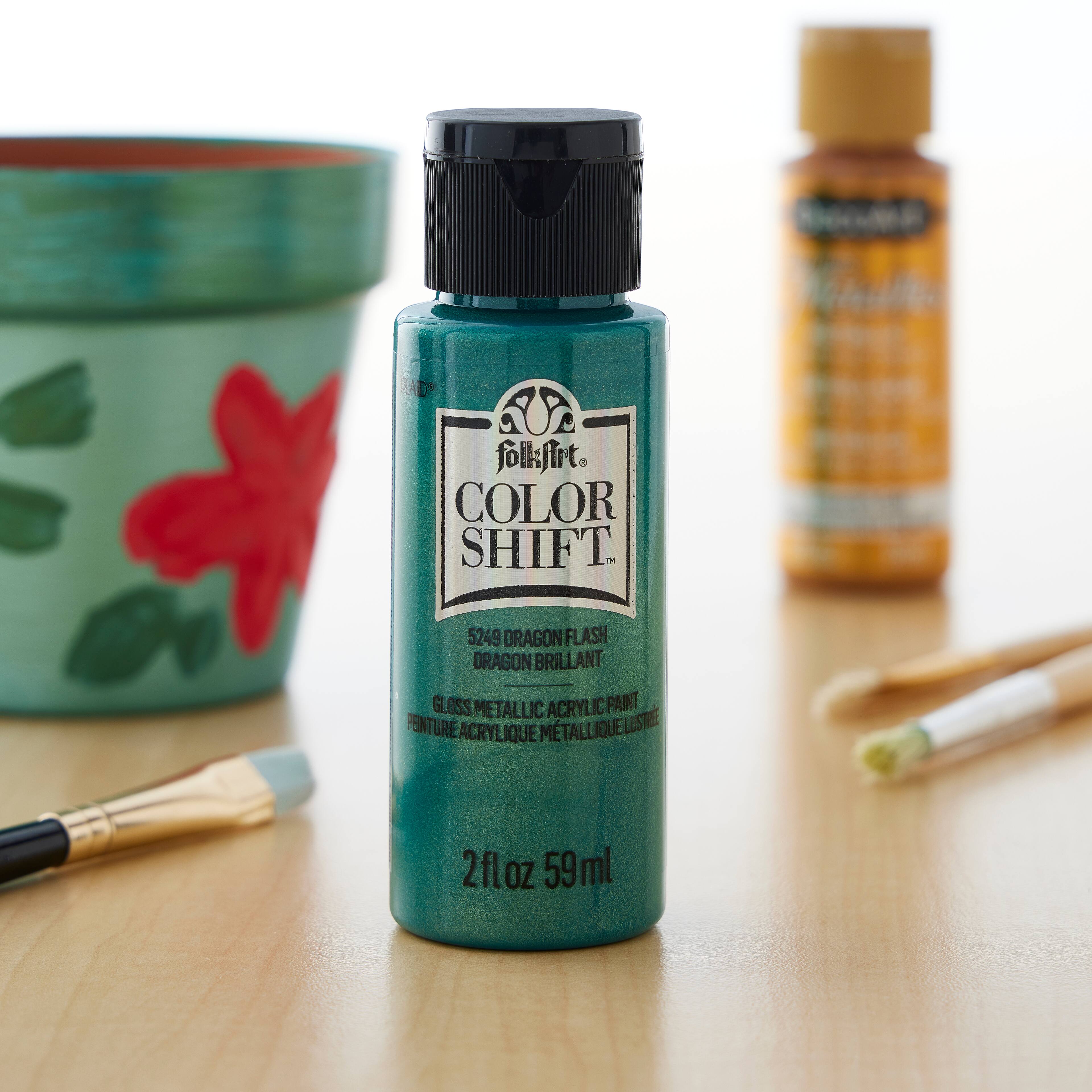 FolkArt® Color Shift™ Gloss Finish Metallic Acrylic Paint