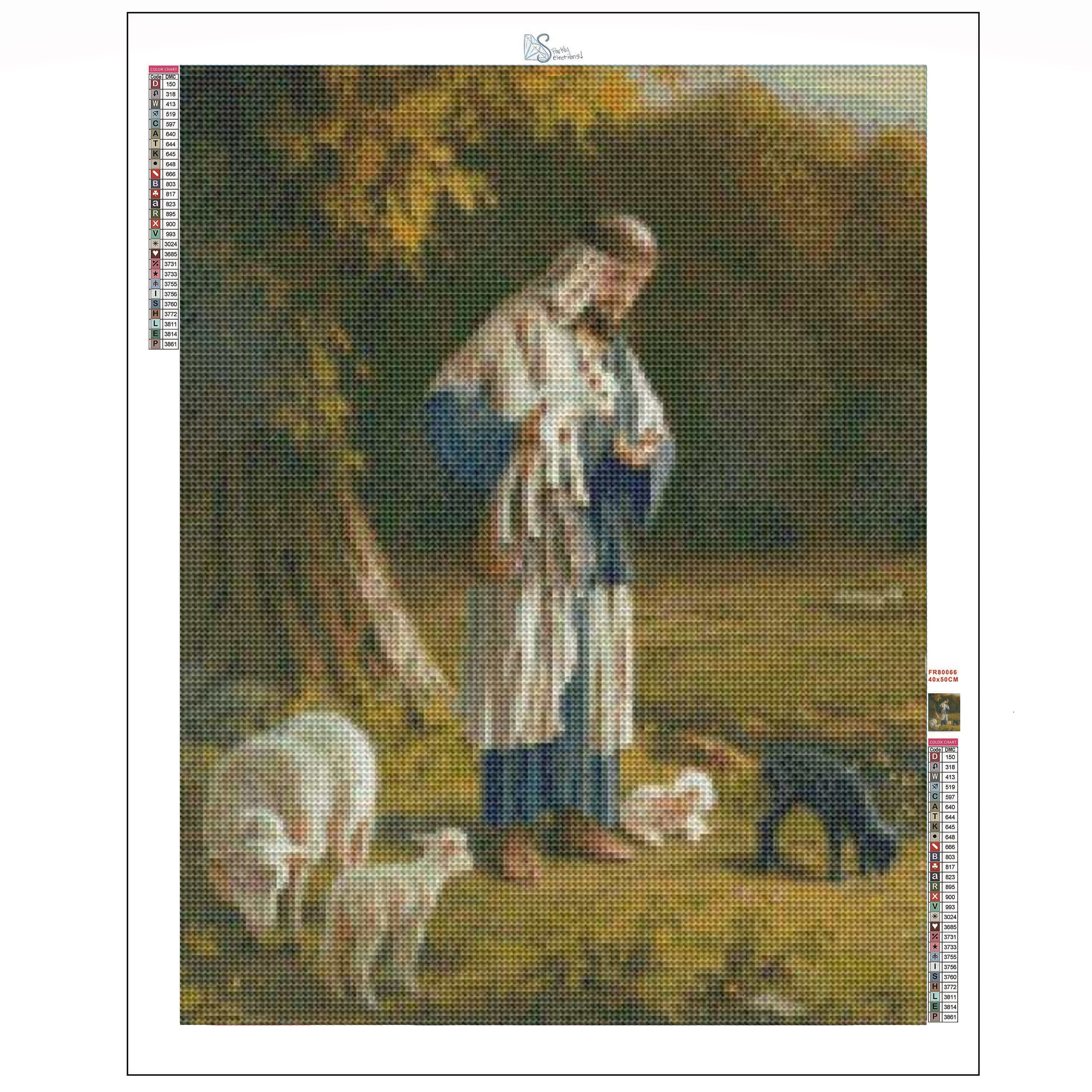 Sparkly Selections The Lord is My Shepherd 40cm x 50cm Diamond Painting Kit, Square Diamonds