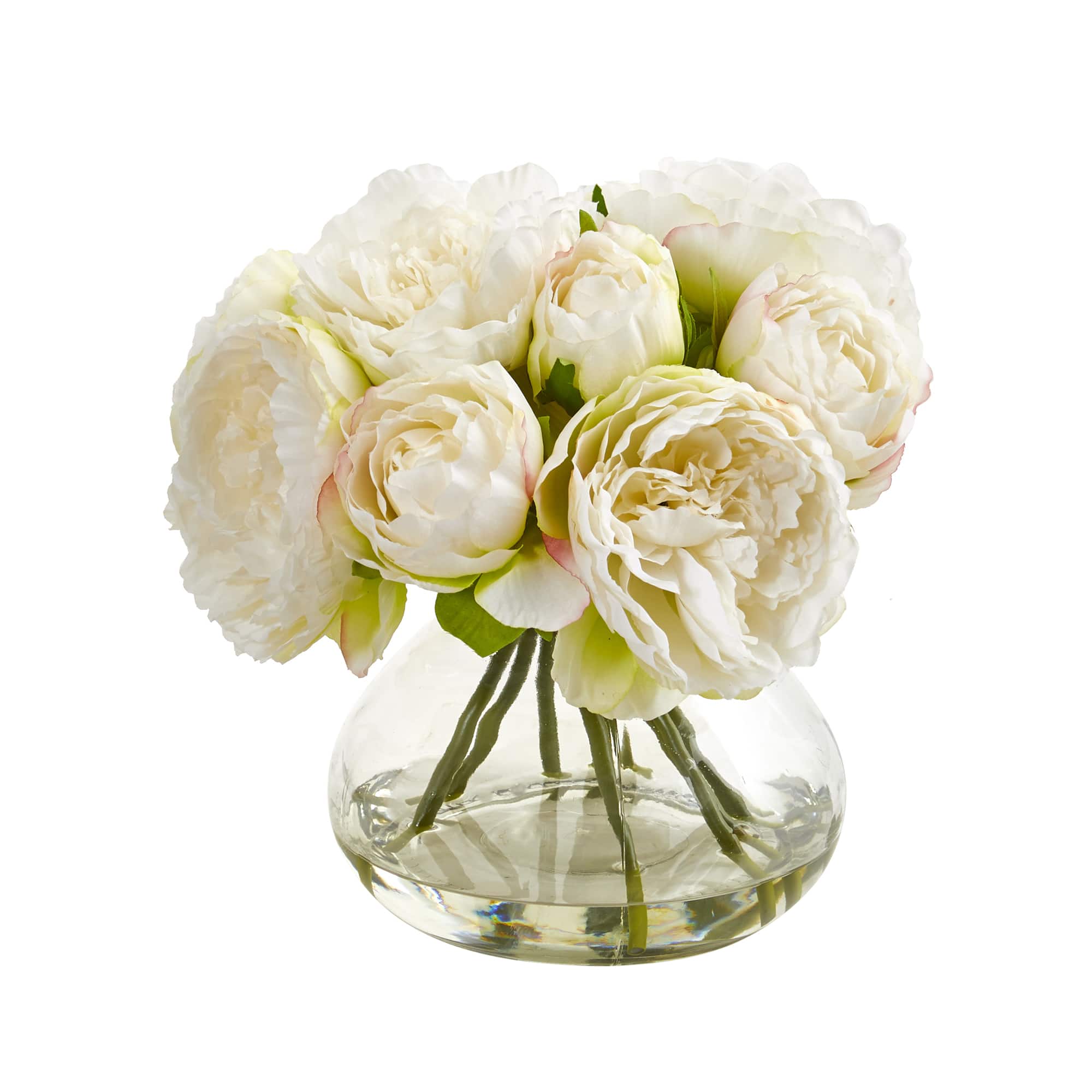 10&#x22; Peony Arrangement in Vase