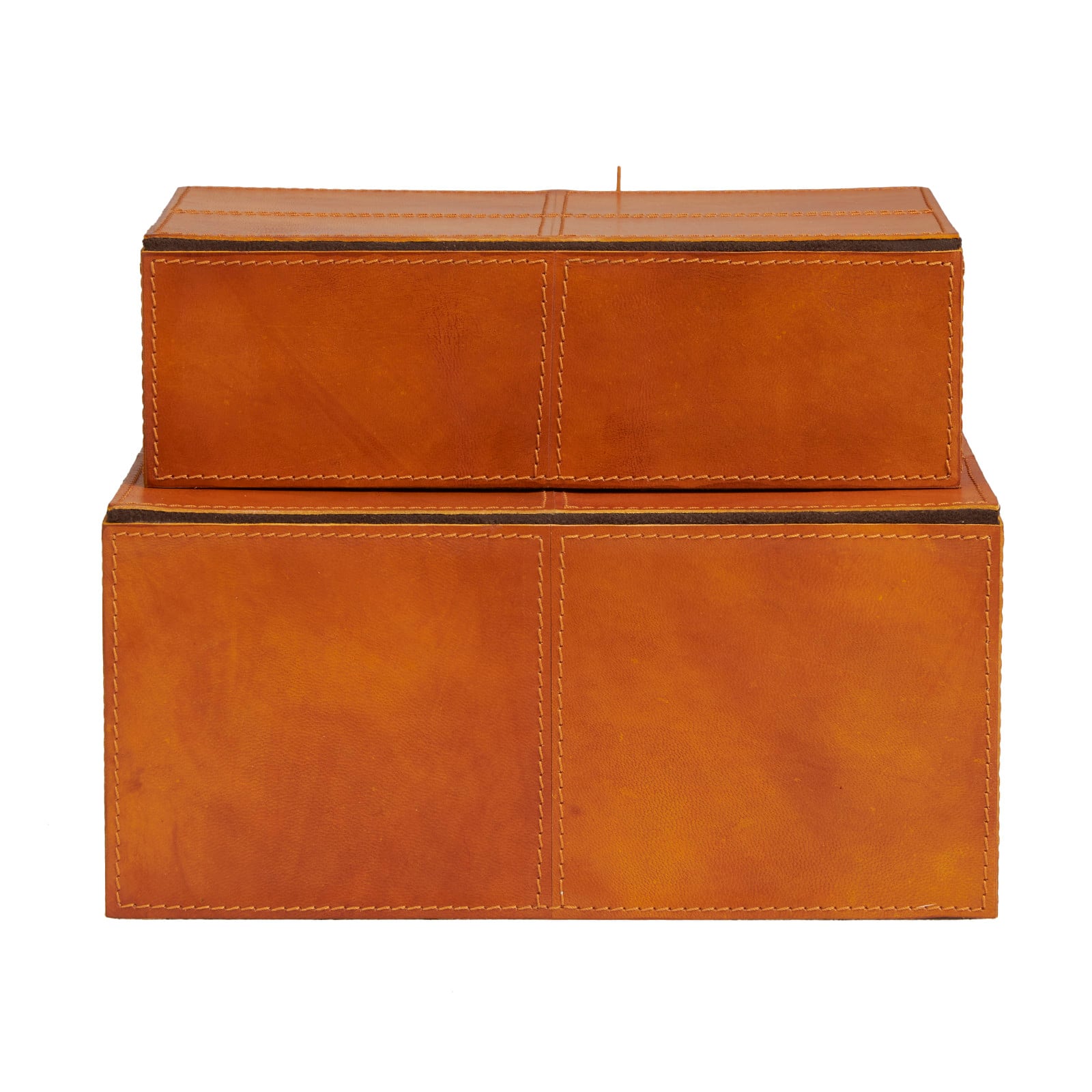 Leather Storage Box with Leather Loop Closure Set | Michaels