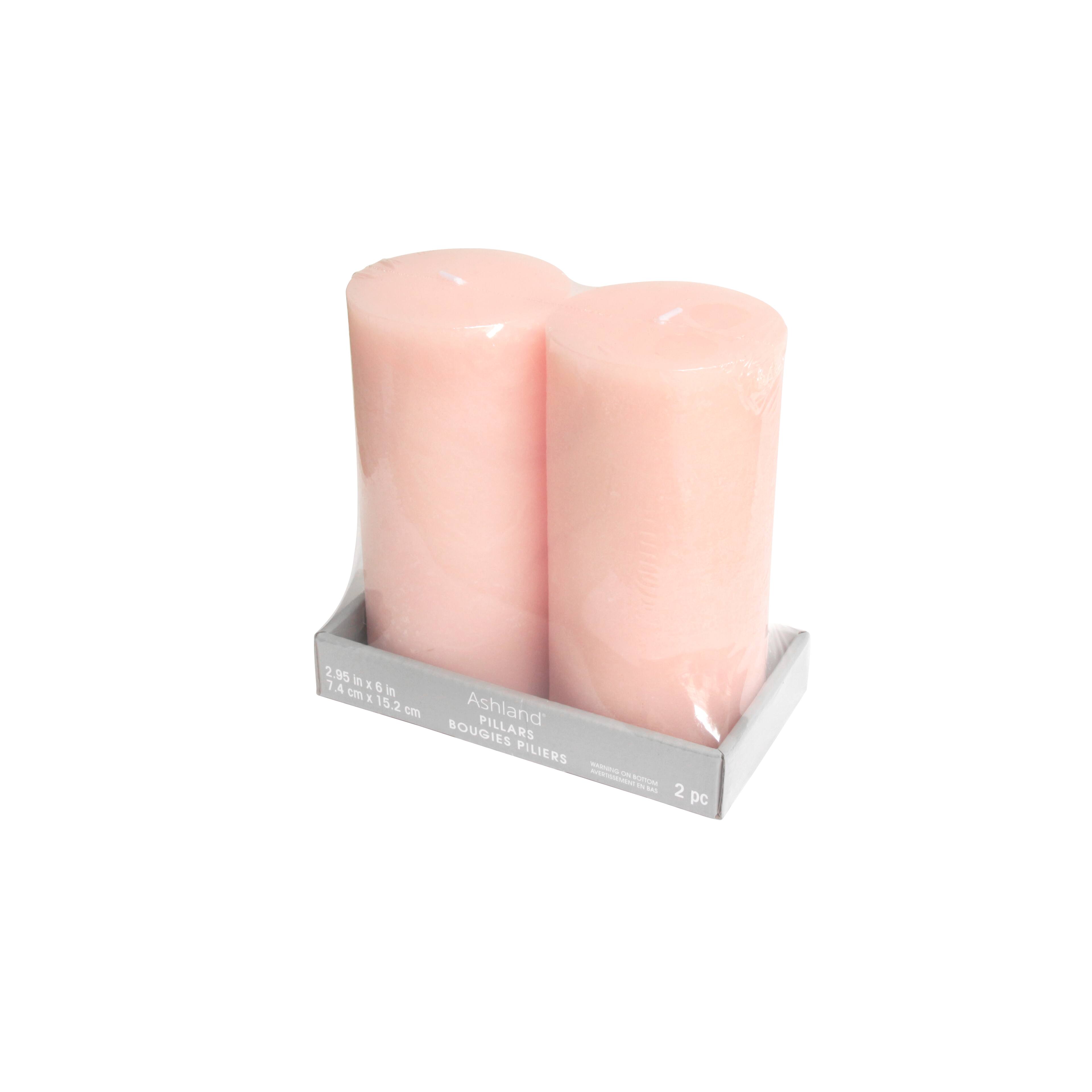 Lightly Fragranced Pillar Candles, 2ct. by Ashland&#xAE;