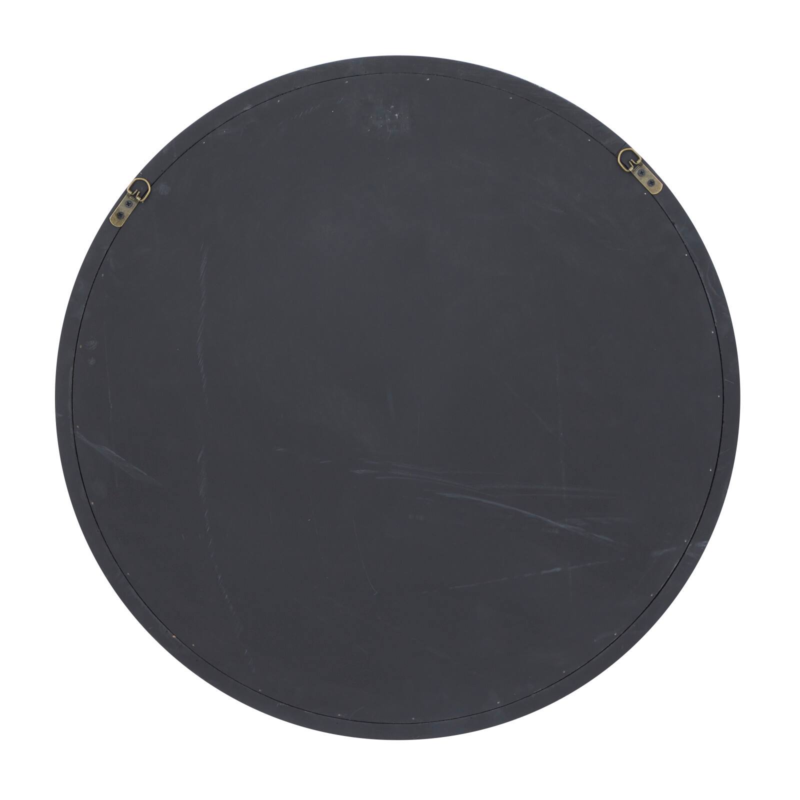 Black Contemporary Wall Mirror, 30&#x22; x 2&#x22; x 30&#x22;