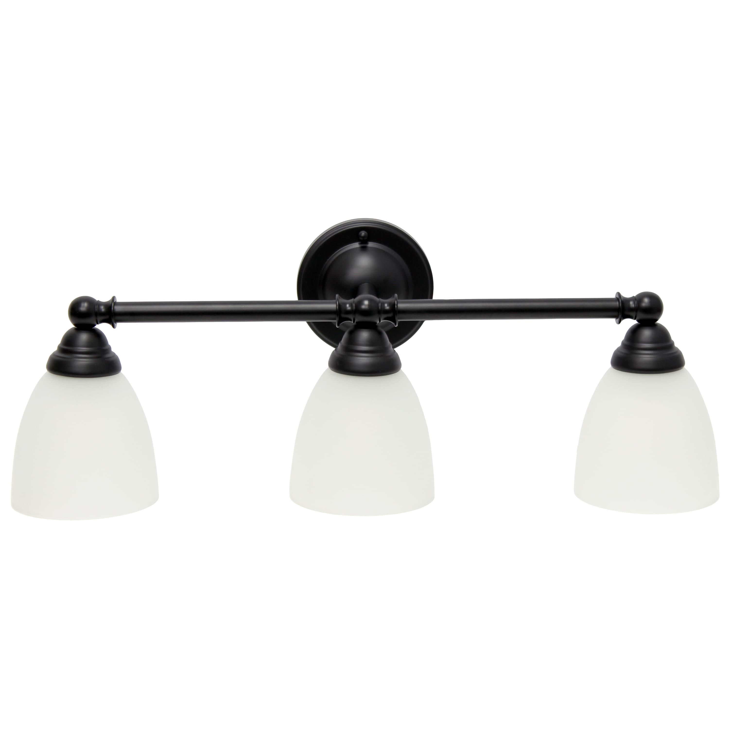 Lalia Home Essentix 3 Light Clear Shade Vanity