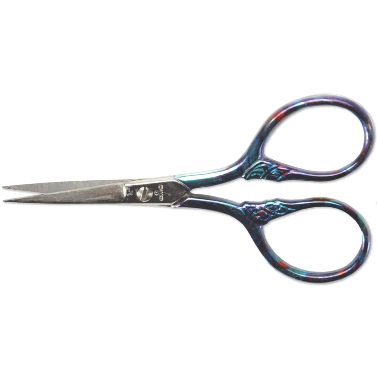 DMC&#xAE; 3.75&#x22; Purple Essence Marbleized Embroidery Scissors