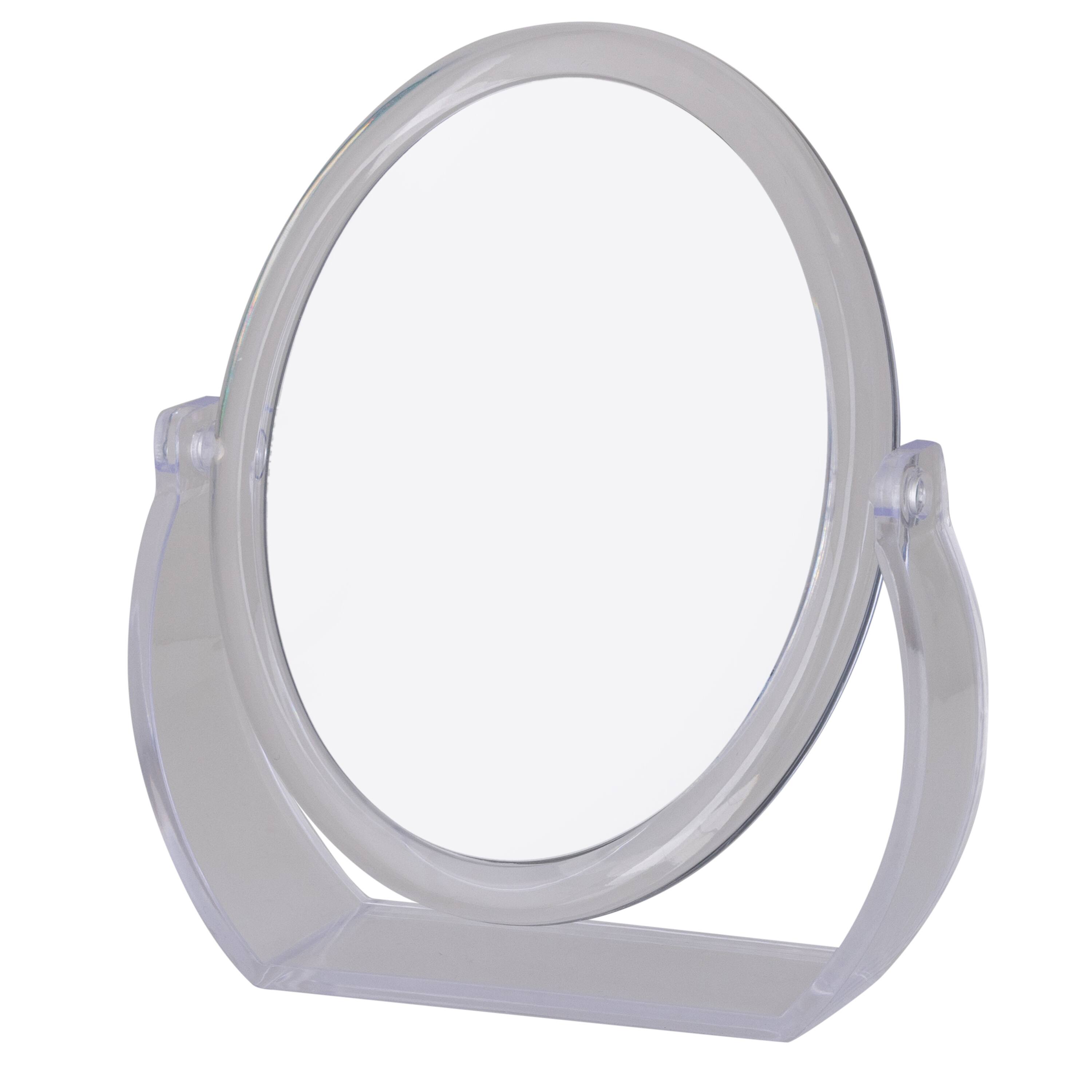 Home Details Swivel 10X Magnification Rubberized Vanity Mirror