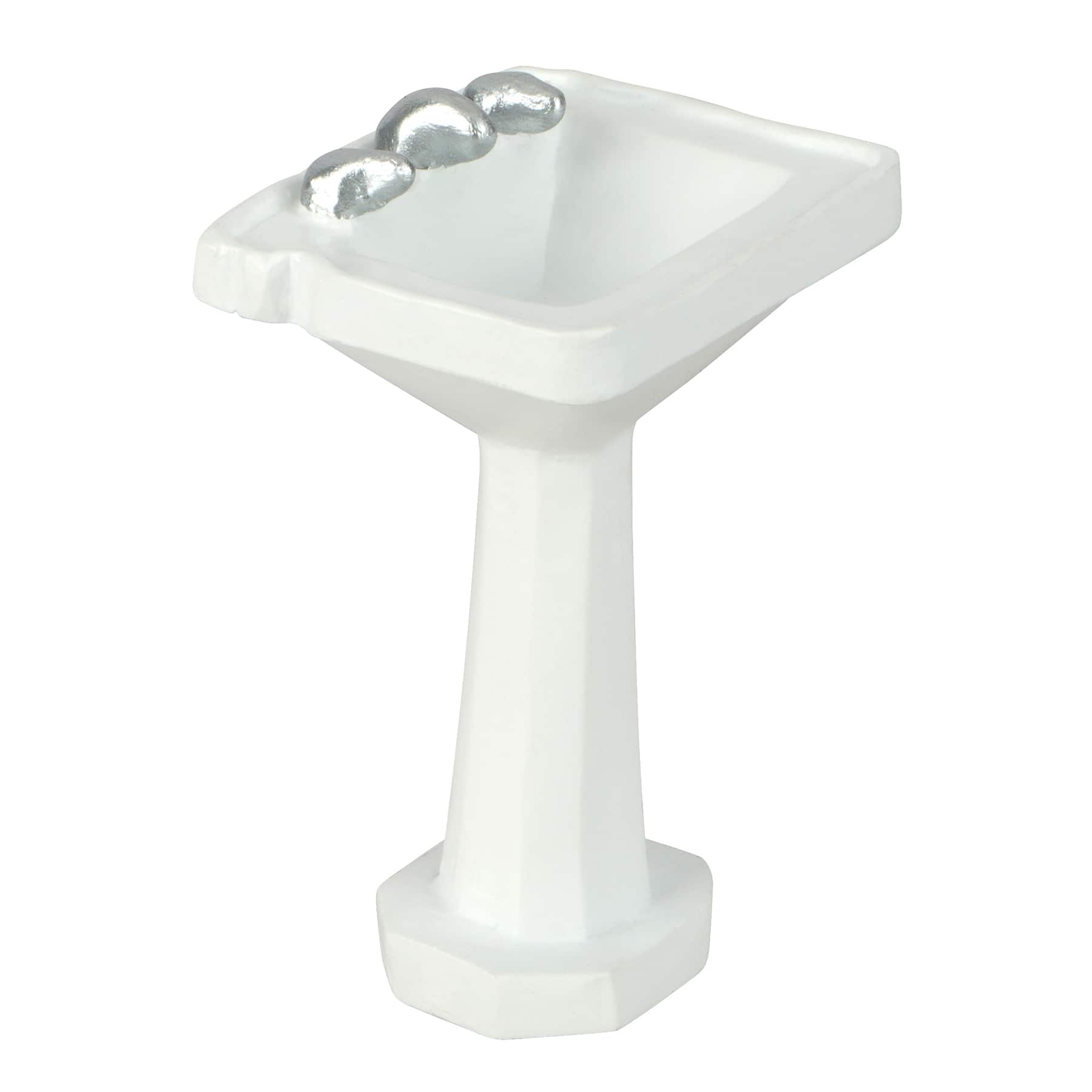 Mini White Bathroom Sink by Make Market&#xAE;