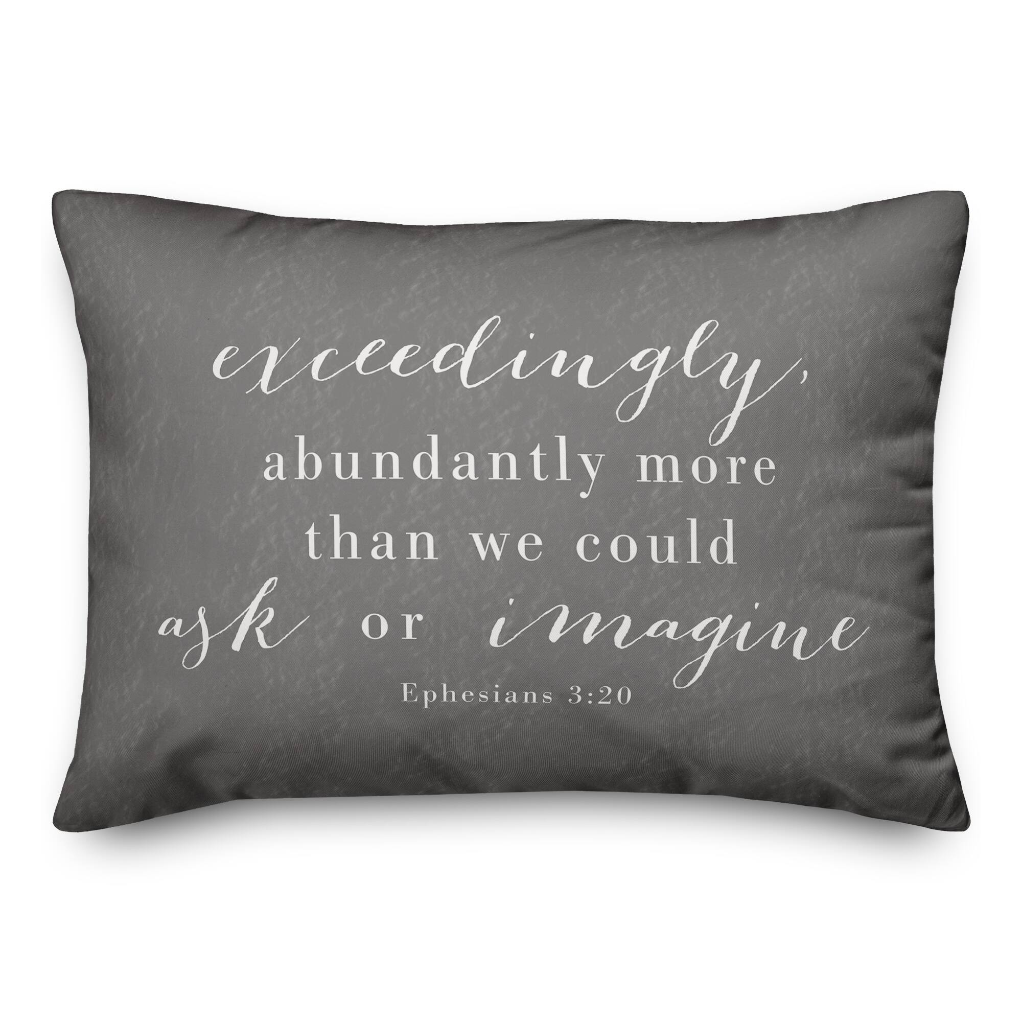 20" x 14" Abundantly More Indoor & Outdoor Throw Pillow