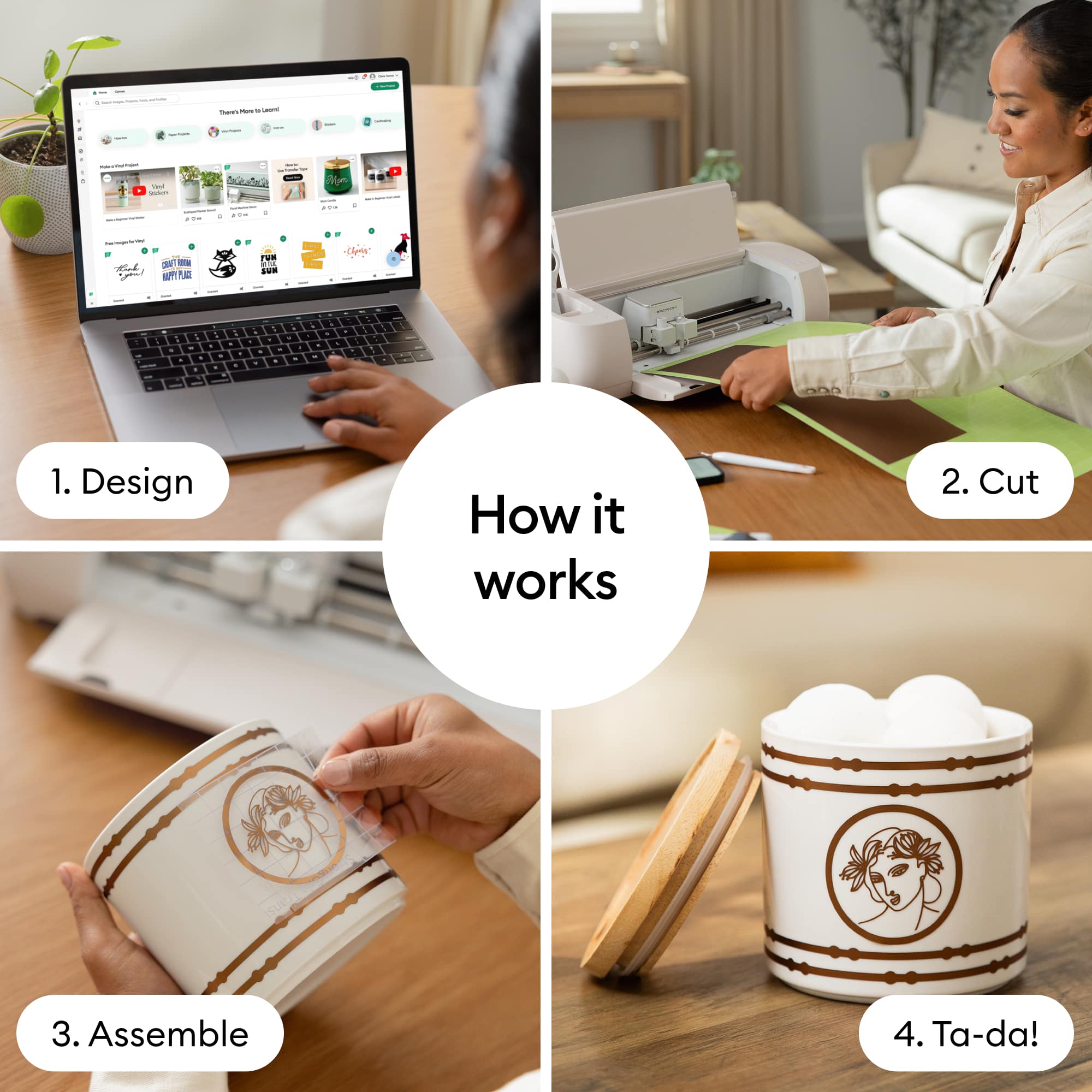 Machine de d&#xE9;coupe Explore 4 de Cricut couleur coquillage avec contenu num&#xE9;rique