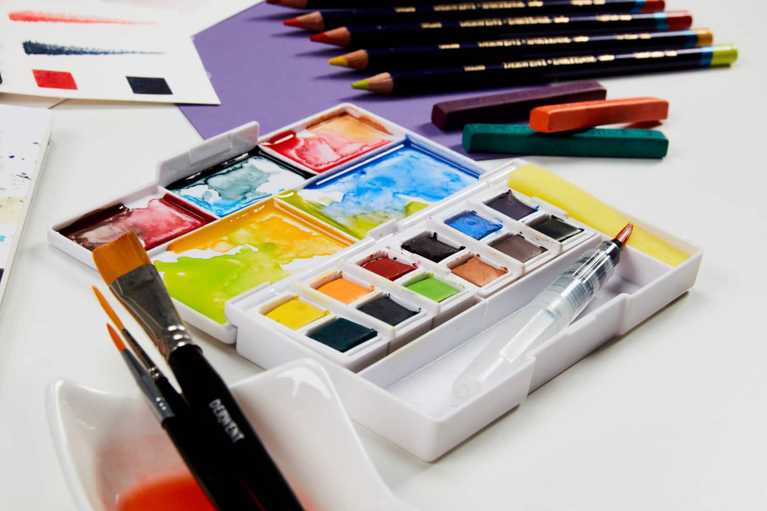 Derwent® Inktense Paint Pan Travel Set