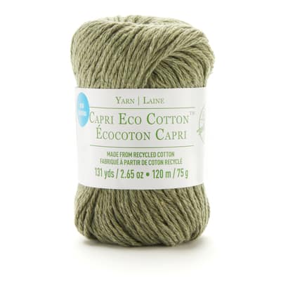 Capri Eco Cotton™ Solid Yarn by Loops & Threads® | Michaels