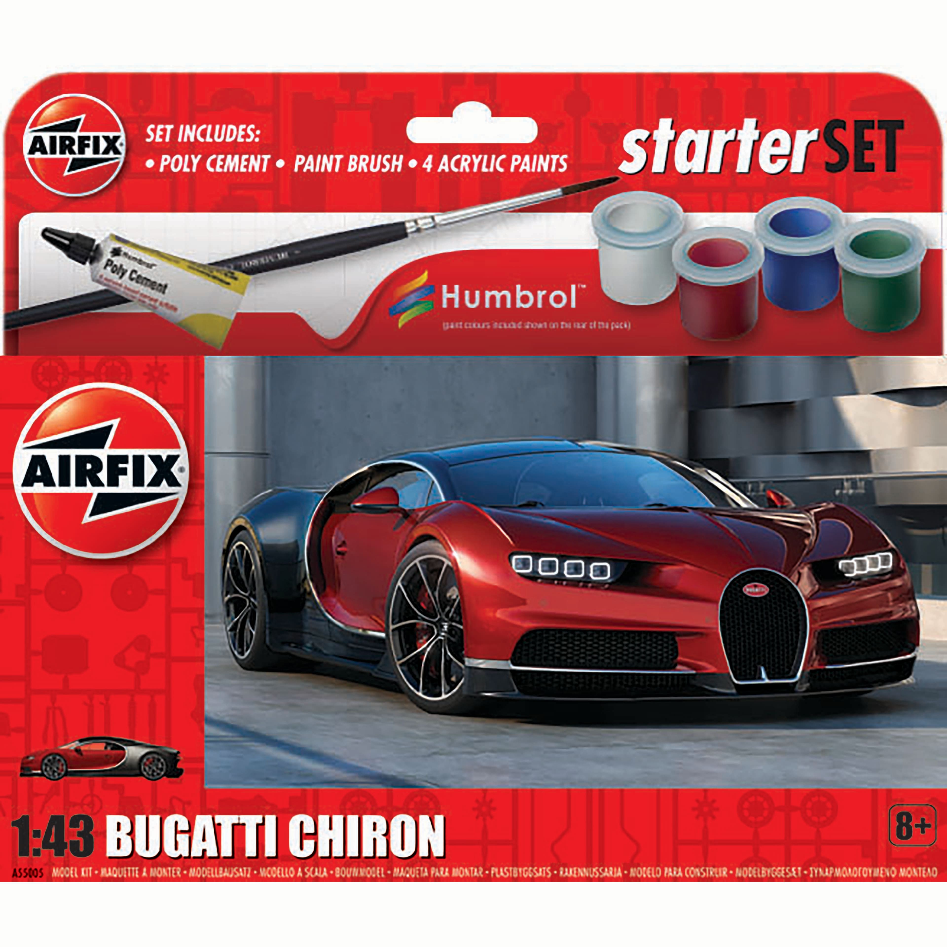 Airfix&#xAE; Bugatti Chiron Starter Set