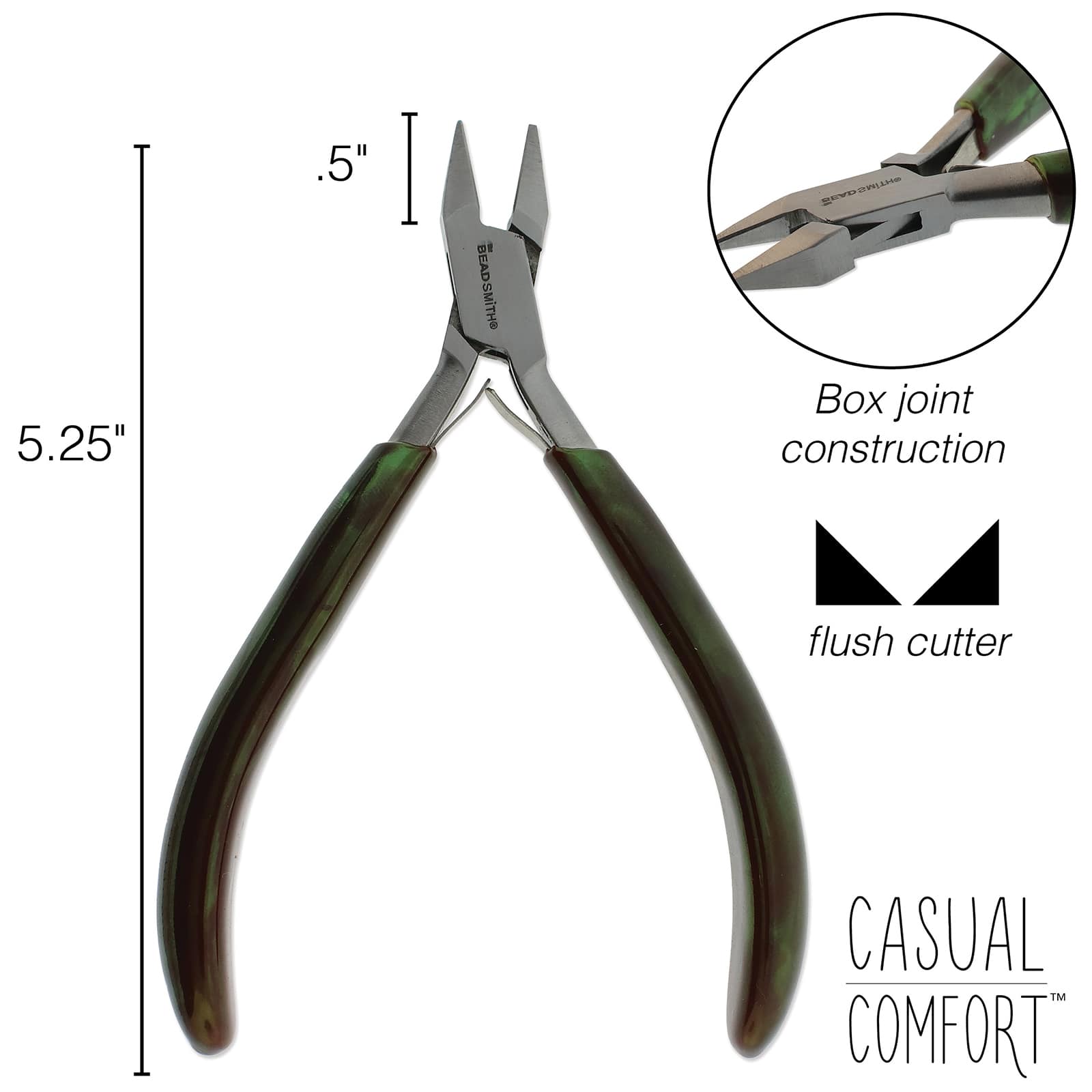 The Beadsmith® Casual Comfort Flush Cutter
