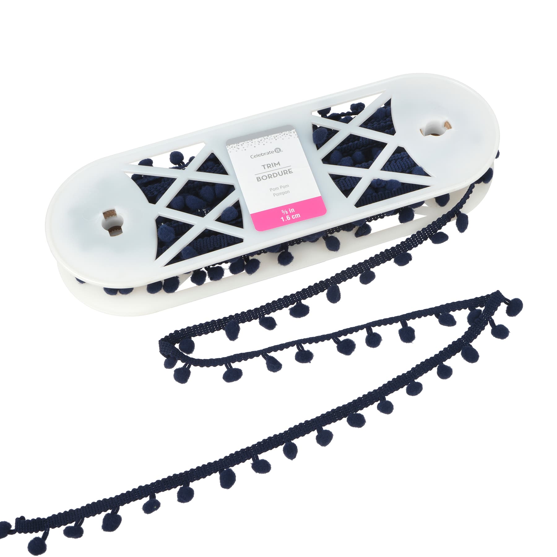 5/8&#x22; Pom Pom Trim Ribbon by Celebrate It&#xAE;